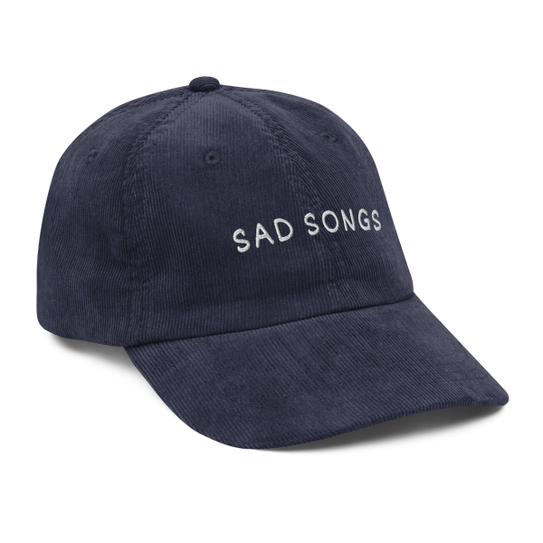 SAD SONGS Portland vibes Vintage corduroy cap - Image 8