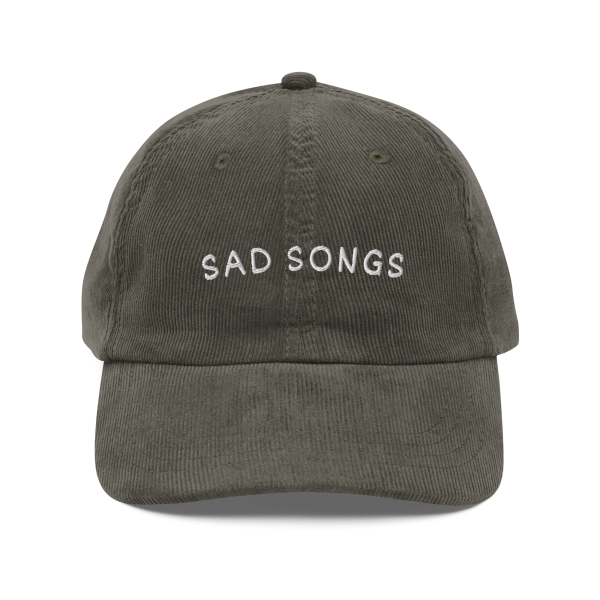 SAD SONGS Portland vibes Vintage corduroy cap - Image 13