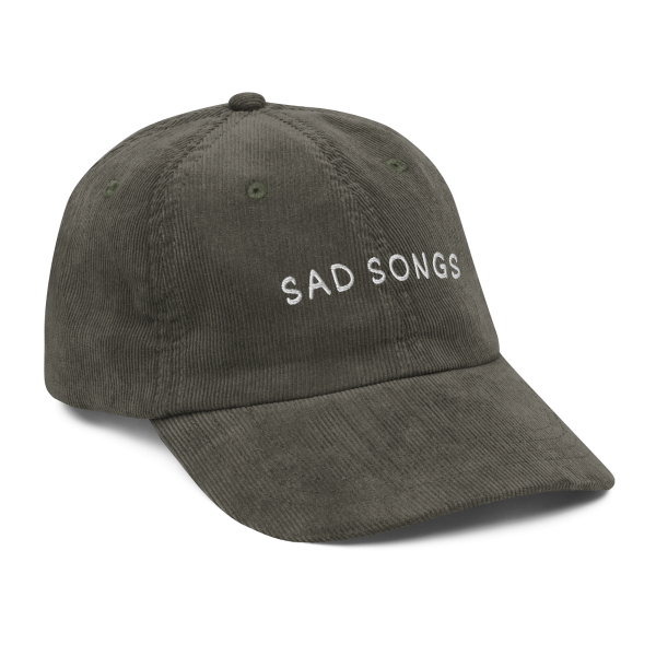 SAD SONGS Portland vibes Vintage corduroy cap - Image 16