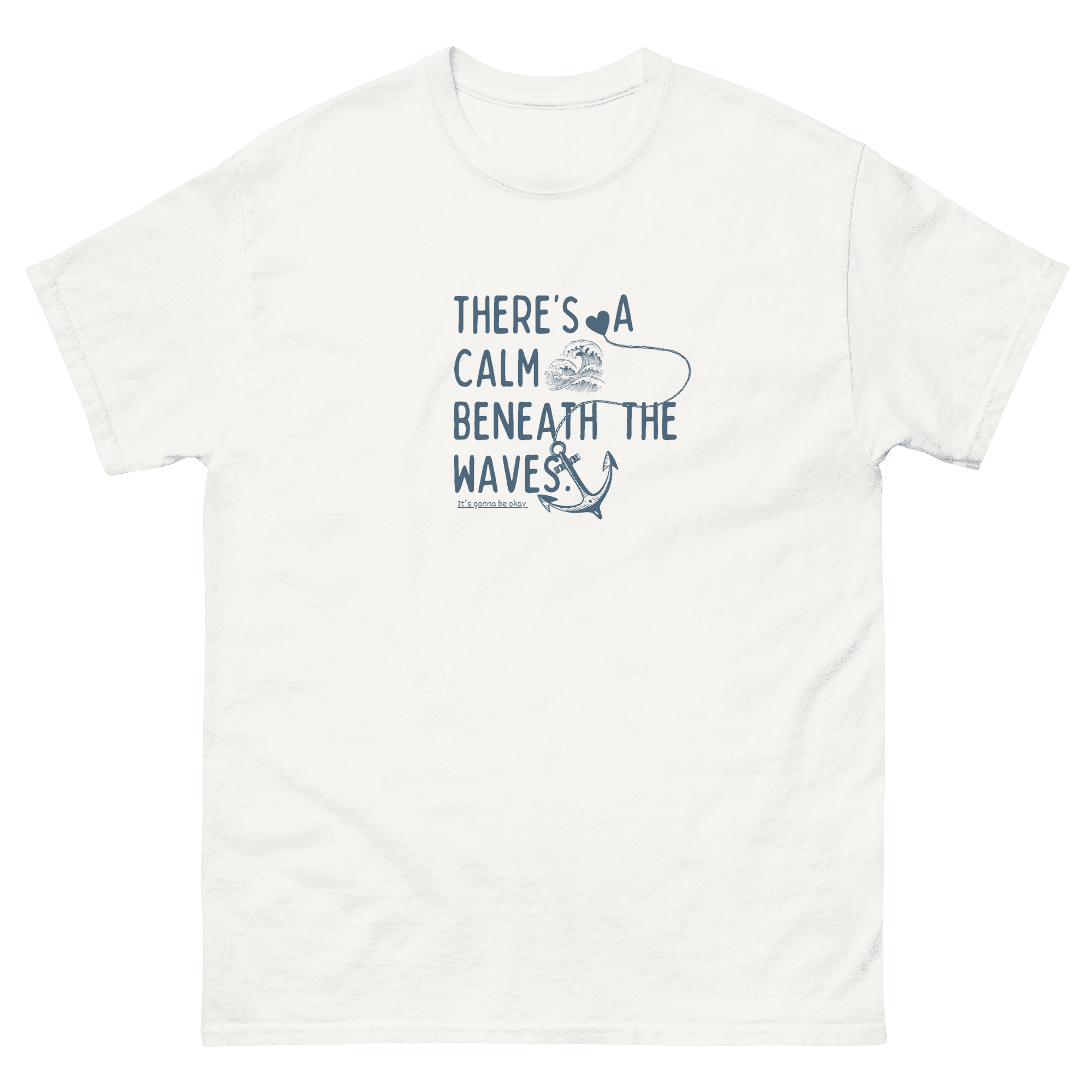 MUSIC WITH MESSAGE ( Lyrics from JUST LIKE YOU and It's Gonna Be Okay) Unisex classic tee - Image 5