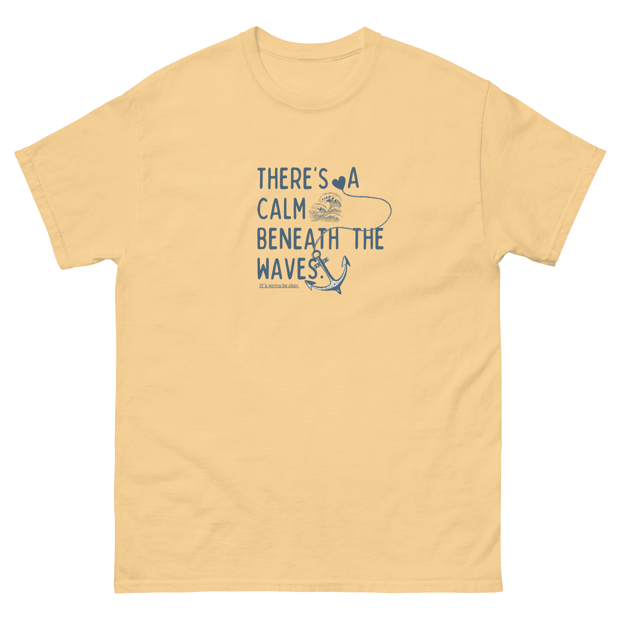 MUSIC WITH MESSAGE ( Lyrics from JUST LIKE YOU and It's Gonna Be Okay) Unisex classic tee