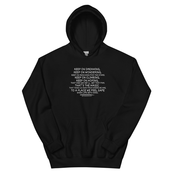 KEEP ON (The Unknown) Unisex Hoodie - Image 2