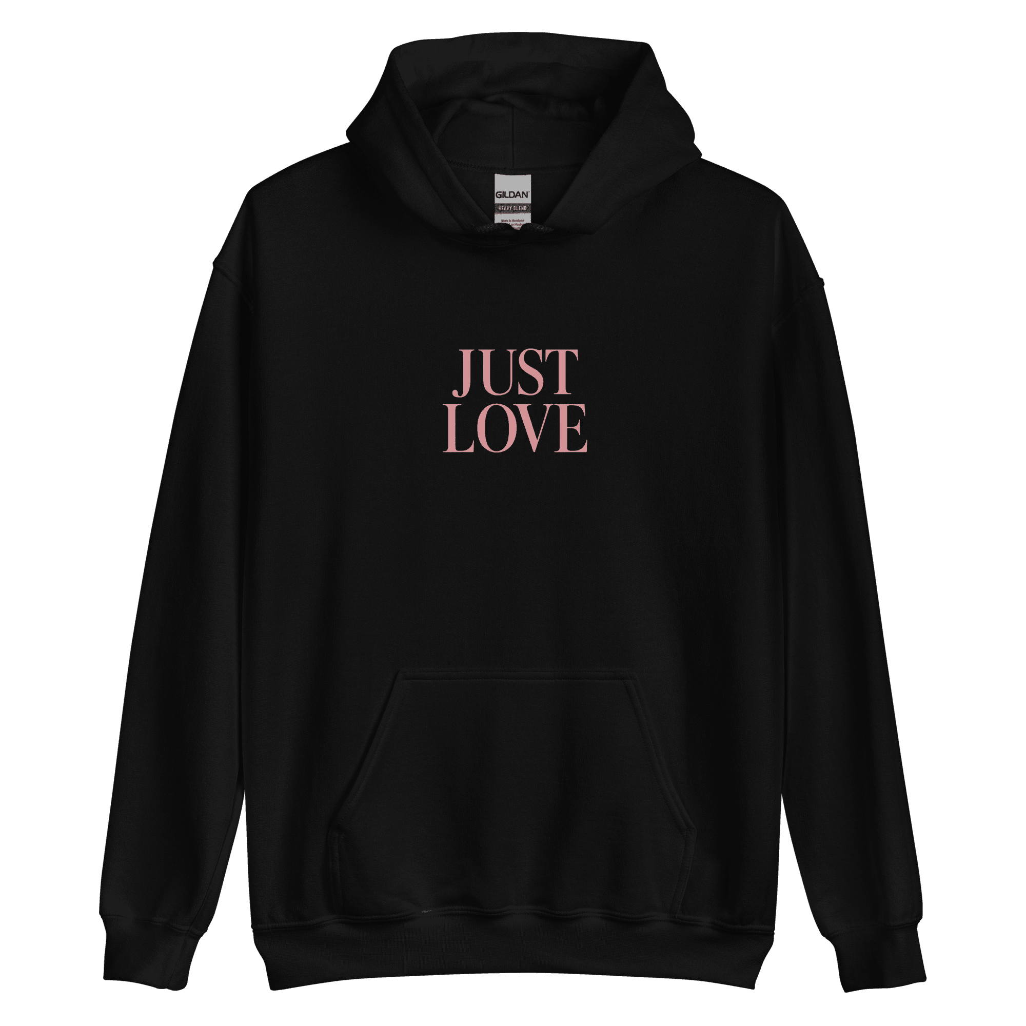 JUST LOVE (BLACK FRIDAY) Unisex Hoodie - Image 2