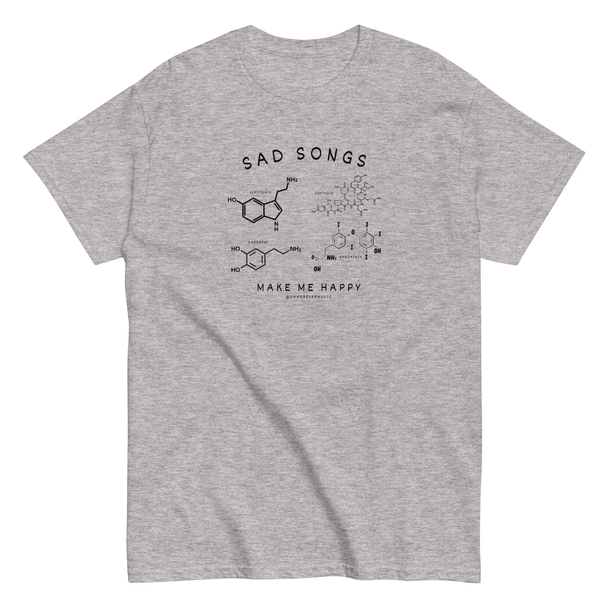 SAD SONGS MAKE ME HAPPY Unisex classic tee - Image 4