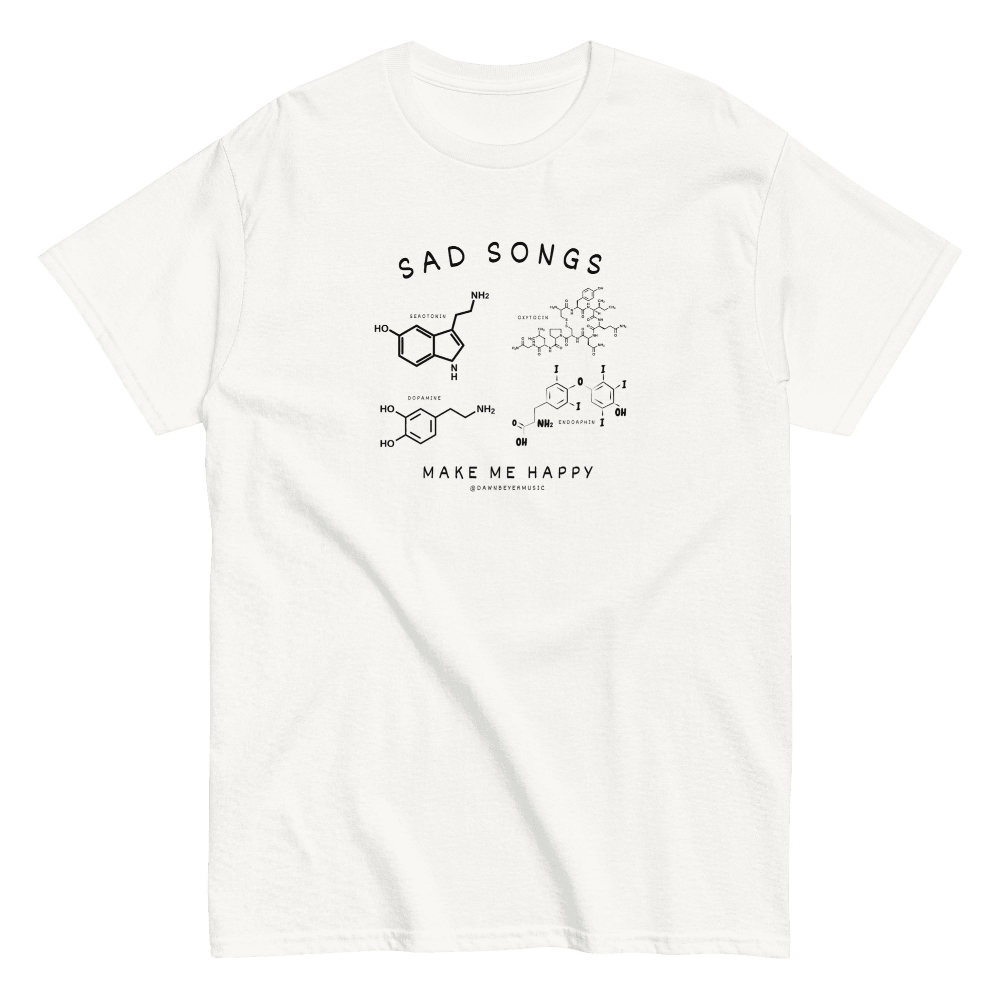 SAD SONGS MAKE ME HAPPY Unisex classic tee - Image 19