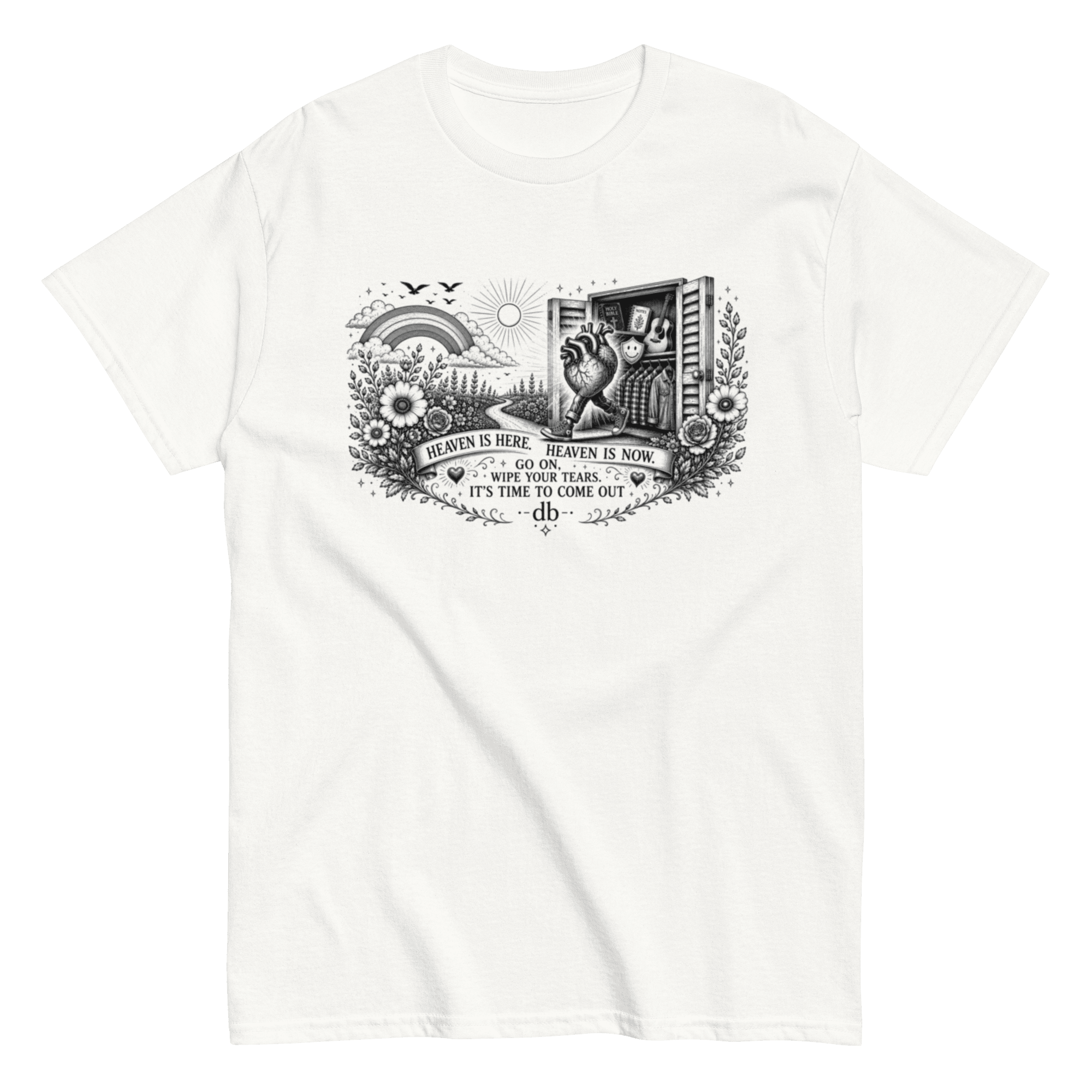DEAR HIDDEN HEART Unisex classic tee - Image 3