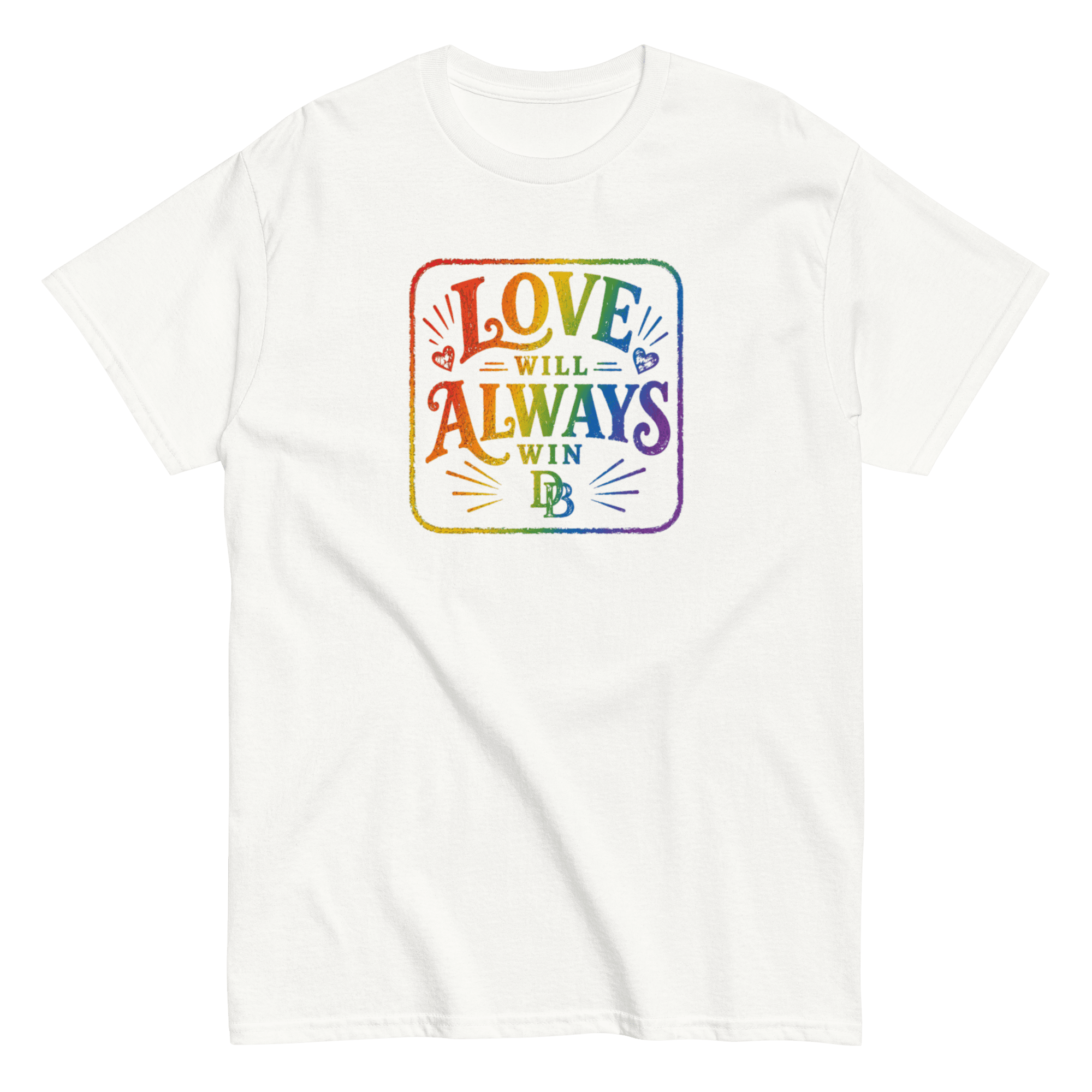 LOVE WILL ALWAYS WIN Unisex classic tee - Image 15