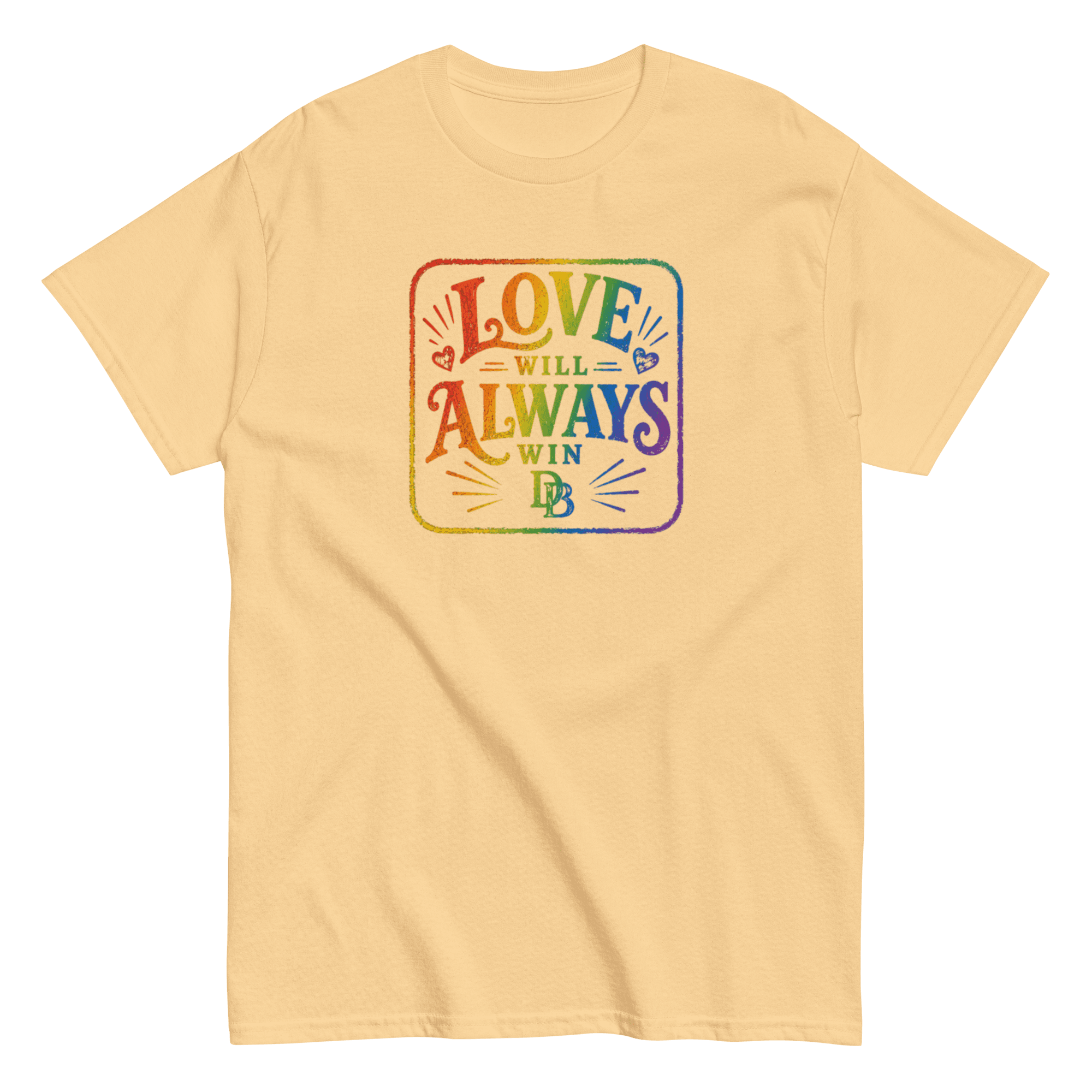 LOVE WILL ALWAYS WIN Unisex classic tee - Image 7