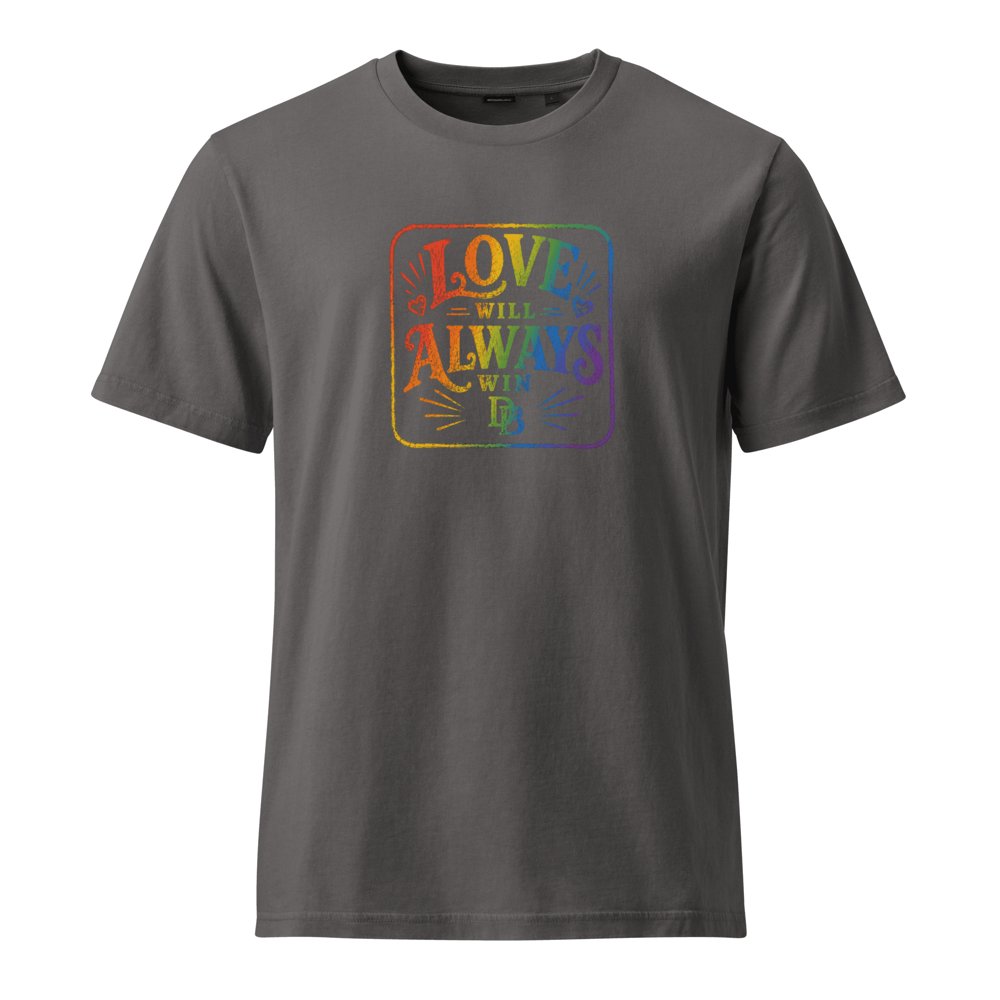 LOVE WILL ALWAYS WIN Unisex Garment Dyed Creator 2.0 Vintage T-Shirt | Stanley/Stella SATU041 - Image 5