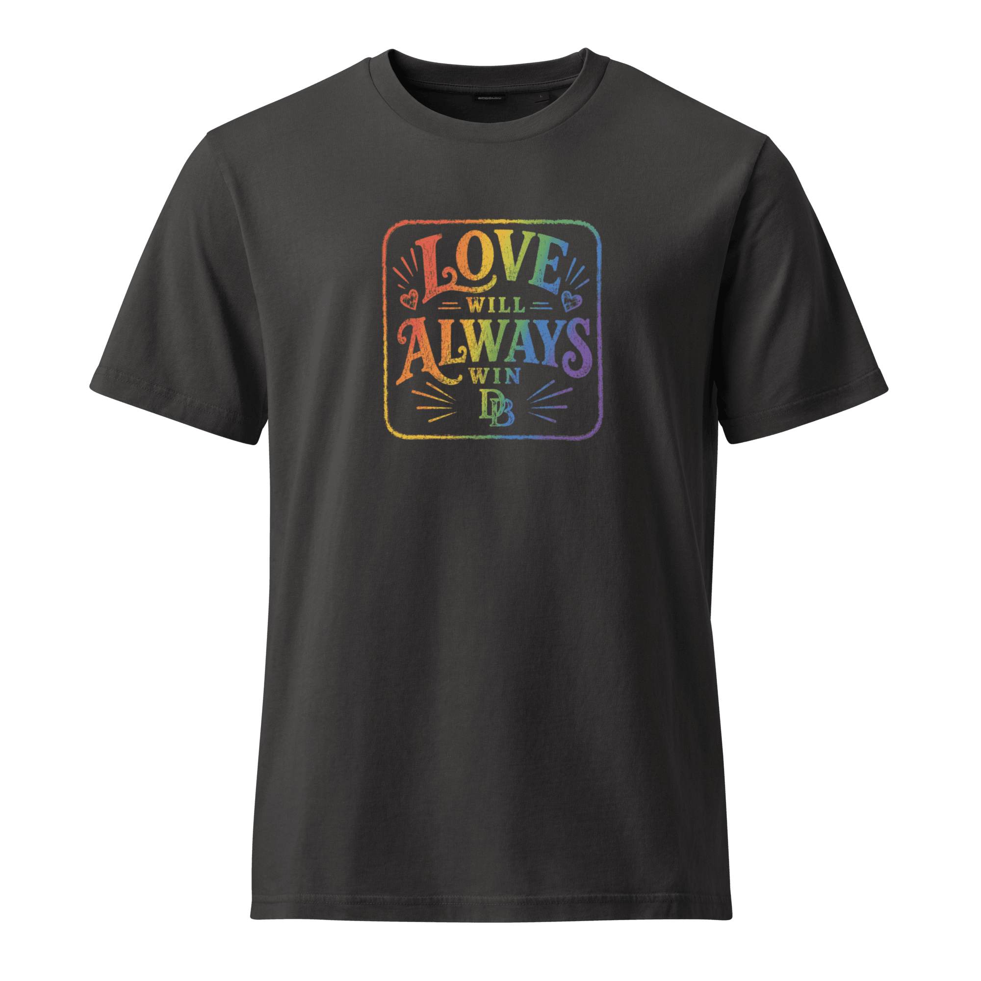 LOVE WILL ALWAYS WIN Unisex Garment Dyed Creator 2.0 Vintage T-Shirt | Stanley/Stella SATU041