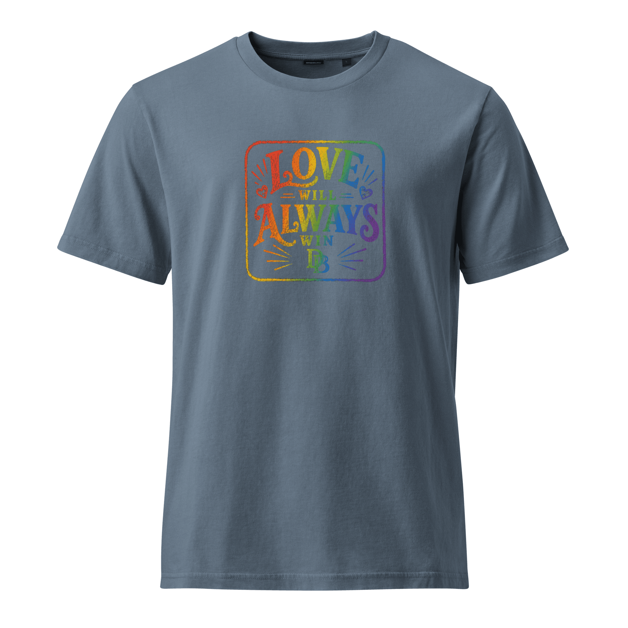LOVE WILL ALWAYS WIN Unisex Garment Dyed Creator 2.0 Vintage T-Shirt | Stanley/Stella SATU041 - Image 9