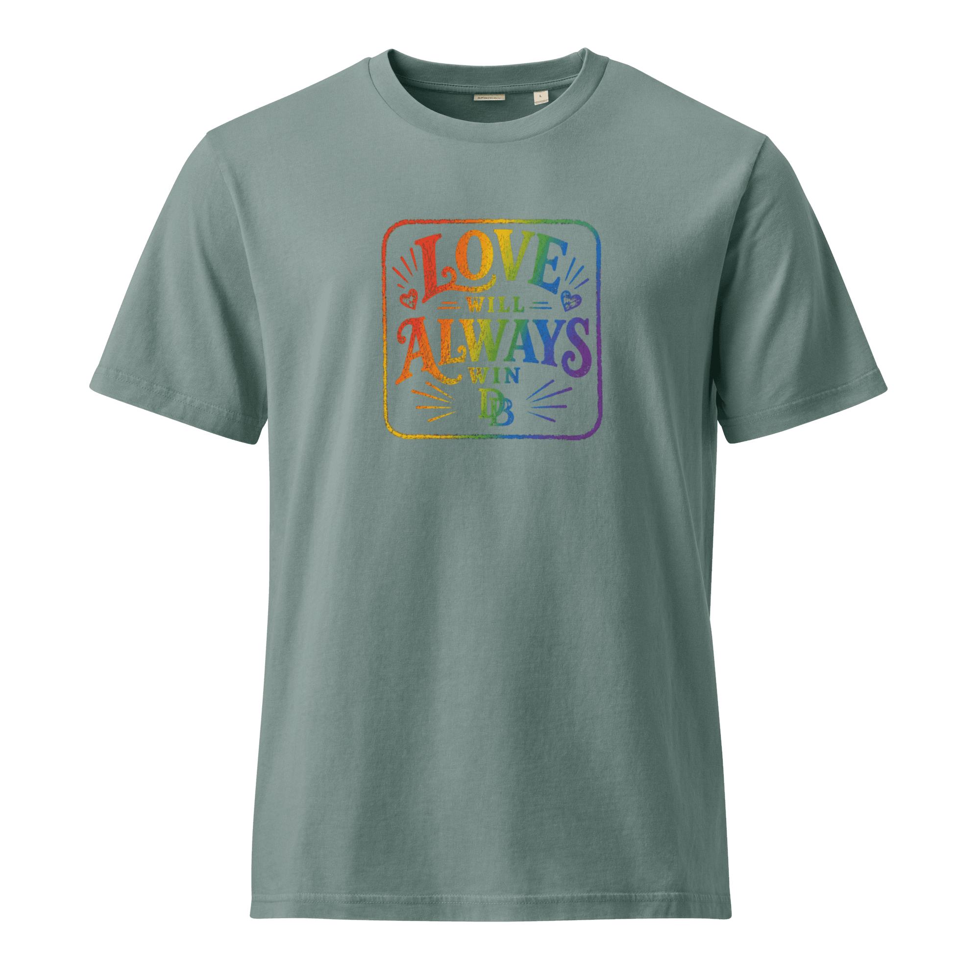 LOVE WILL ALWAYS WIN Unisex Garment Dyed Creator 2.0 Vintage T-Shirt | Stanley/Stella SATU041 - Image 13
