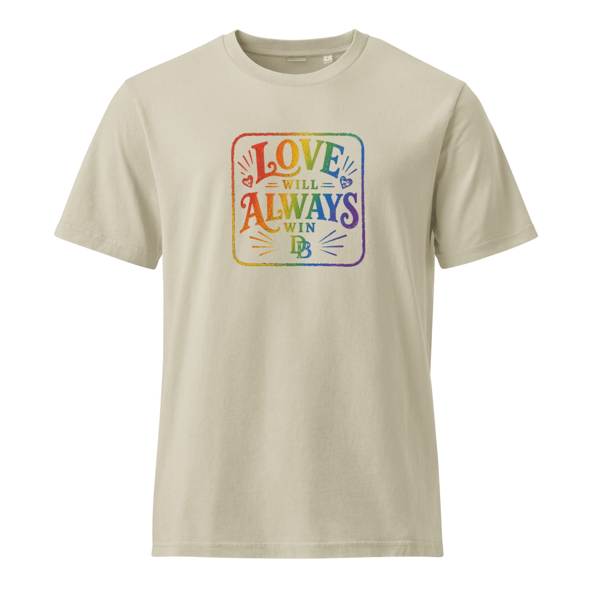 LOVE WILL ALWAYS WIN Unisex Garment Dyed Creator 2.0 Vintage T-Shirt | Stanley/Stella SATU041 - Image 25