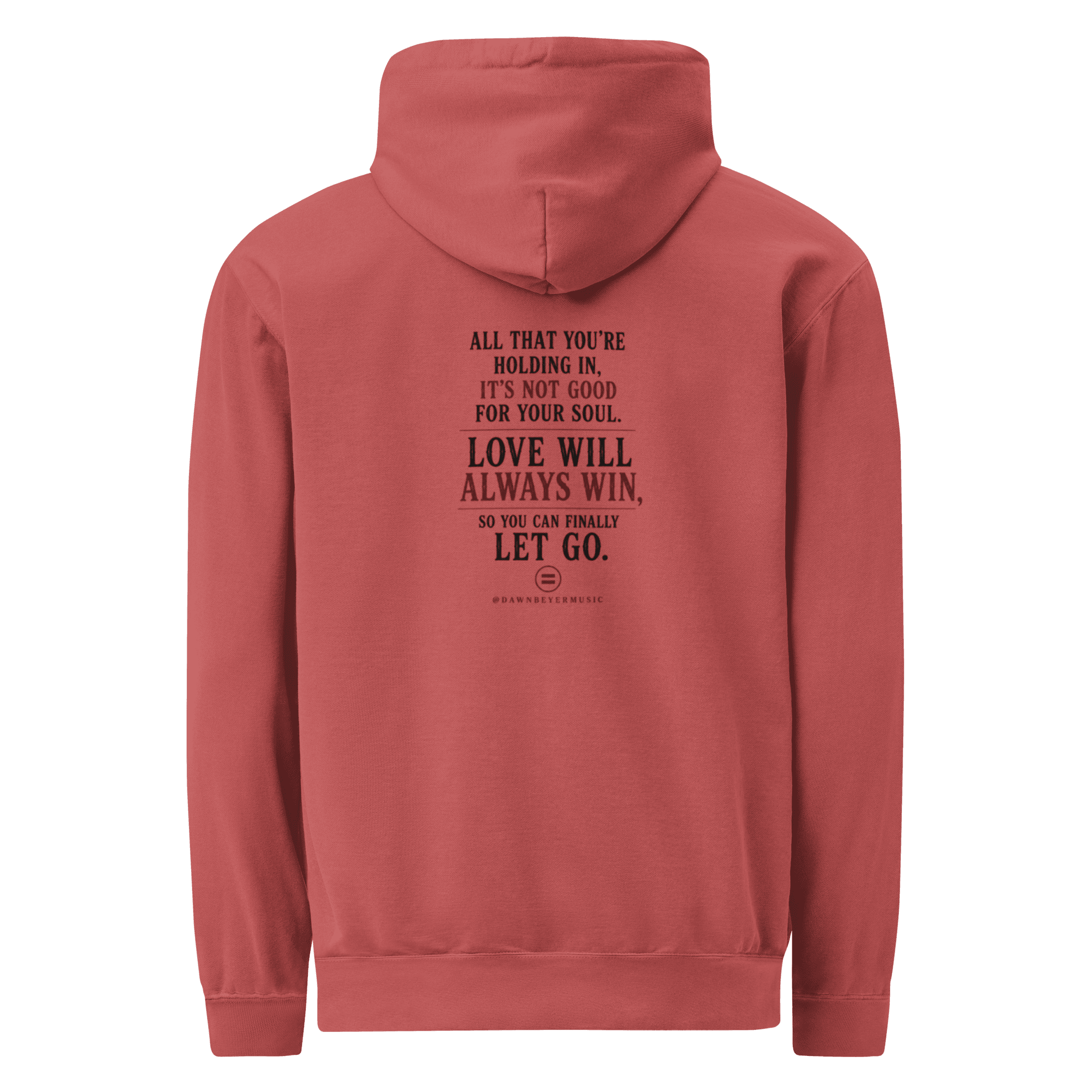 HIDDEN HEART - HOODIE SNOB Unisex garment-dyed hoodie - Image 8