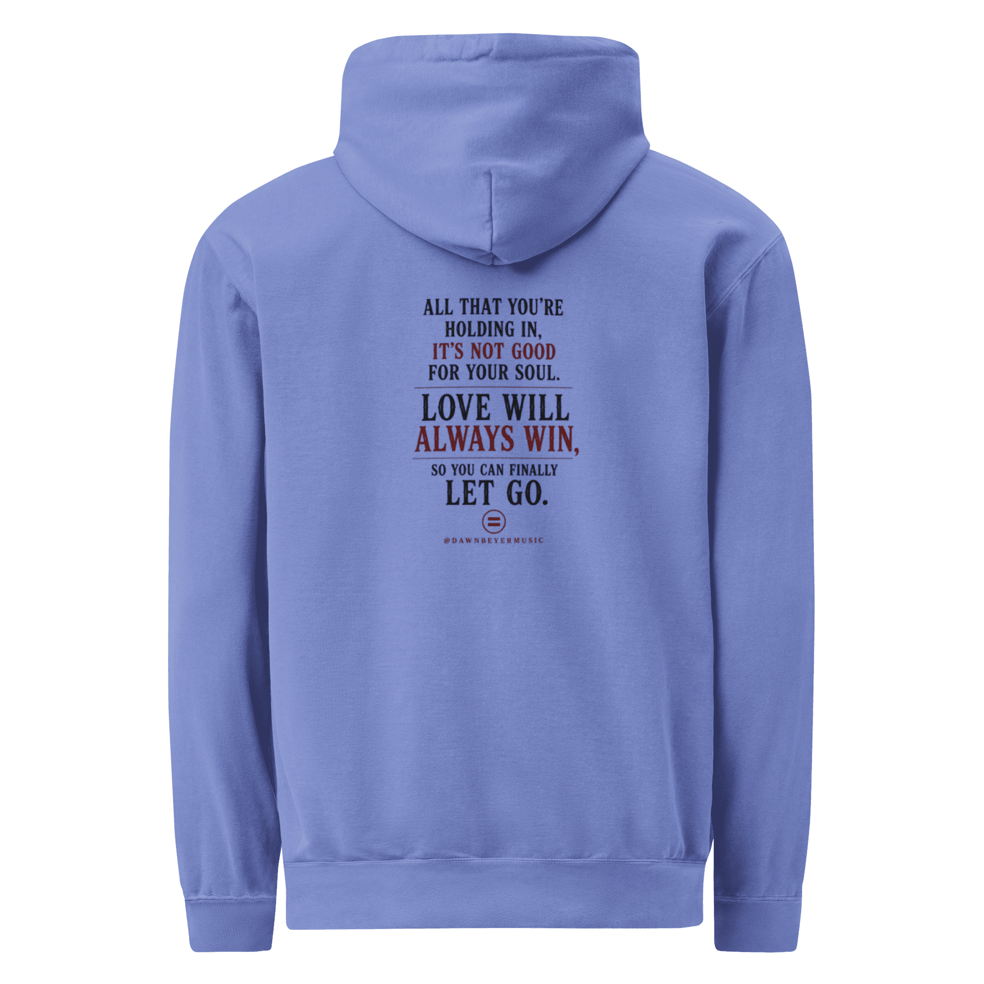 HIDDEN HEART - HOODIE SNOB Unisex garment-dyed hoodie - Image 12