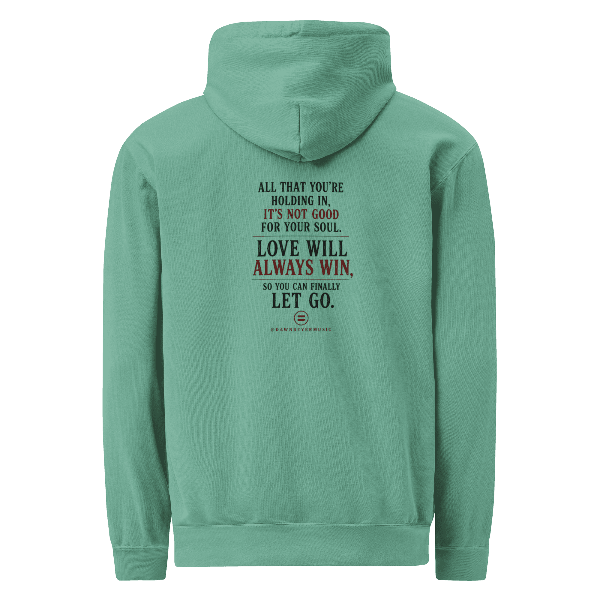HIDDEN HEART - HOODIE SNOB Unisex garment-dyed hoodie - Image 18