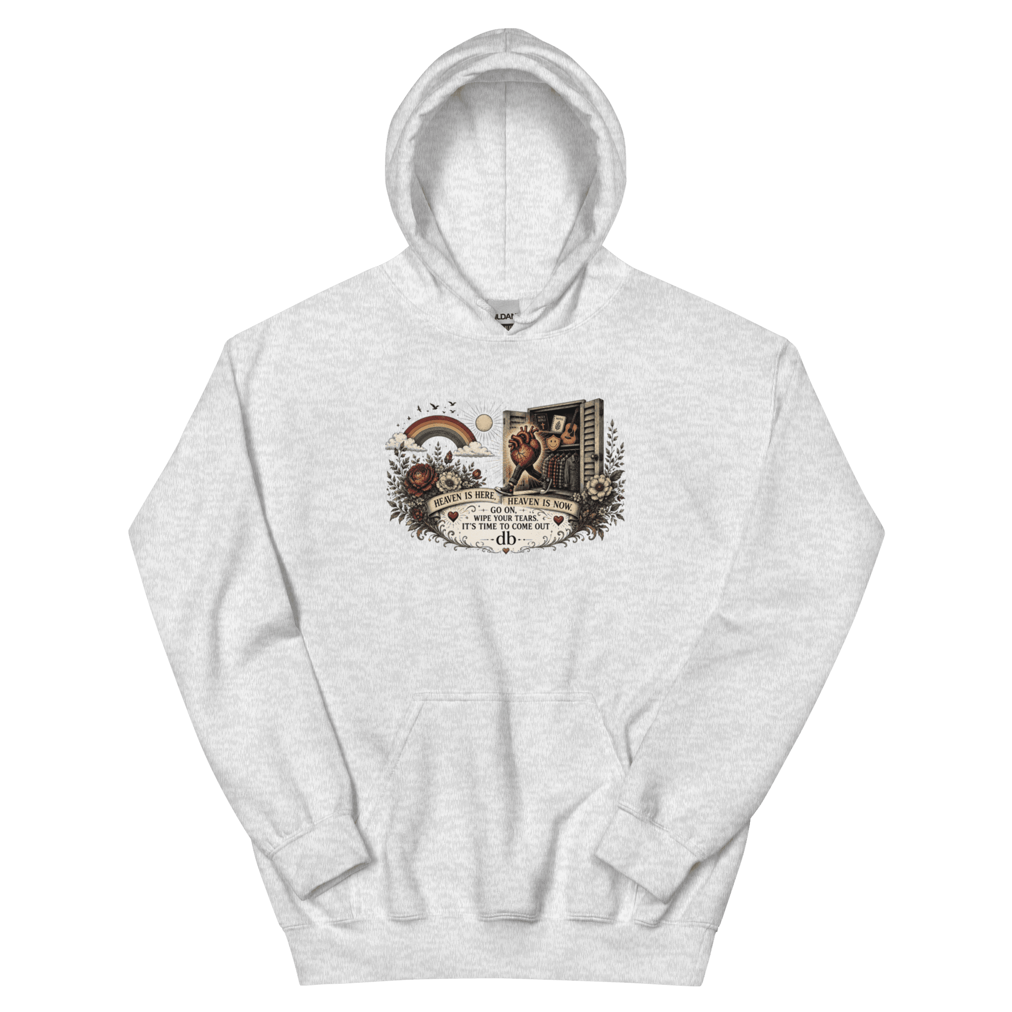 HIDDEN HEART Unisex Hoodie - Image 12