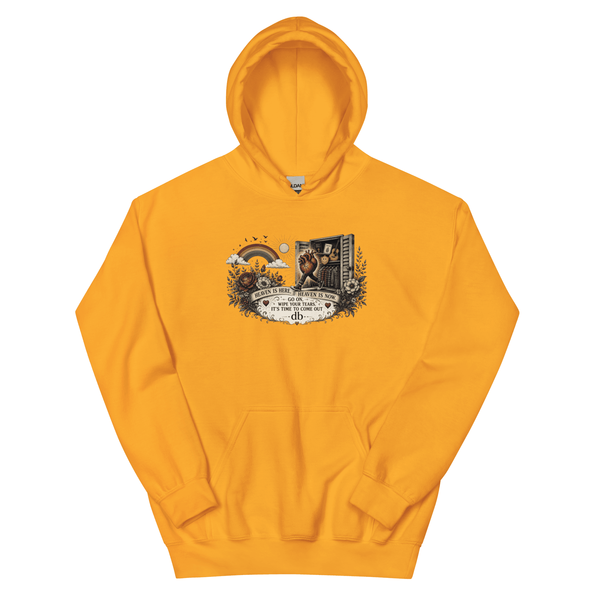 HIDDEN HEART Unisex Hoodie - Image 6