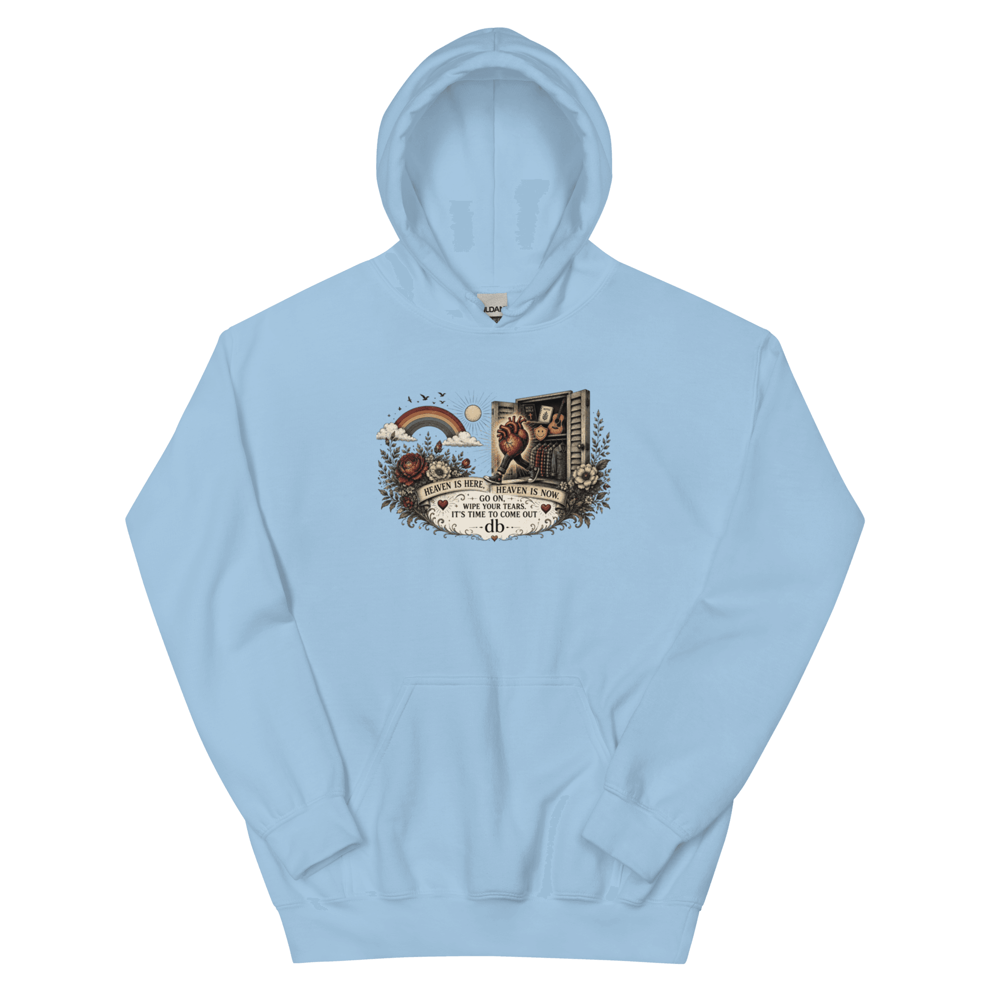 HIDDEN HEART Unisex Hoodie - Image 8