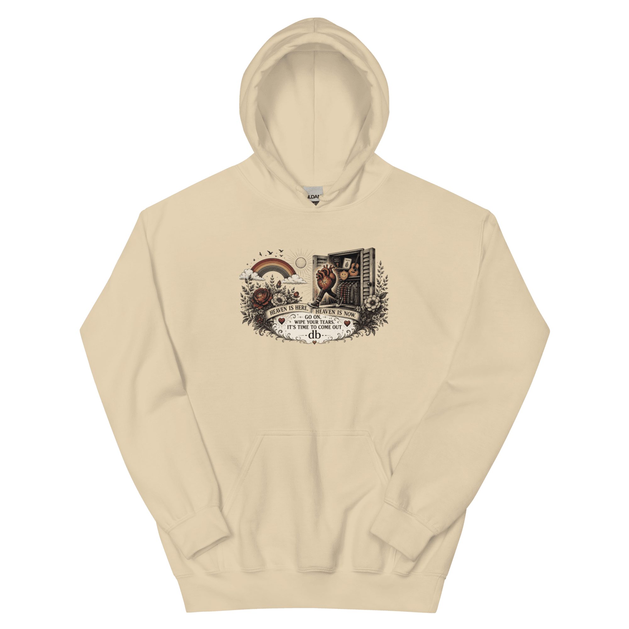 HIDDEN HEART Unisex Hoodie - Image 10