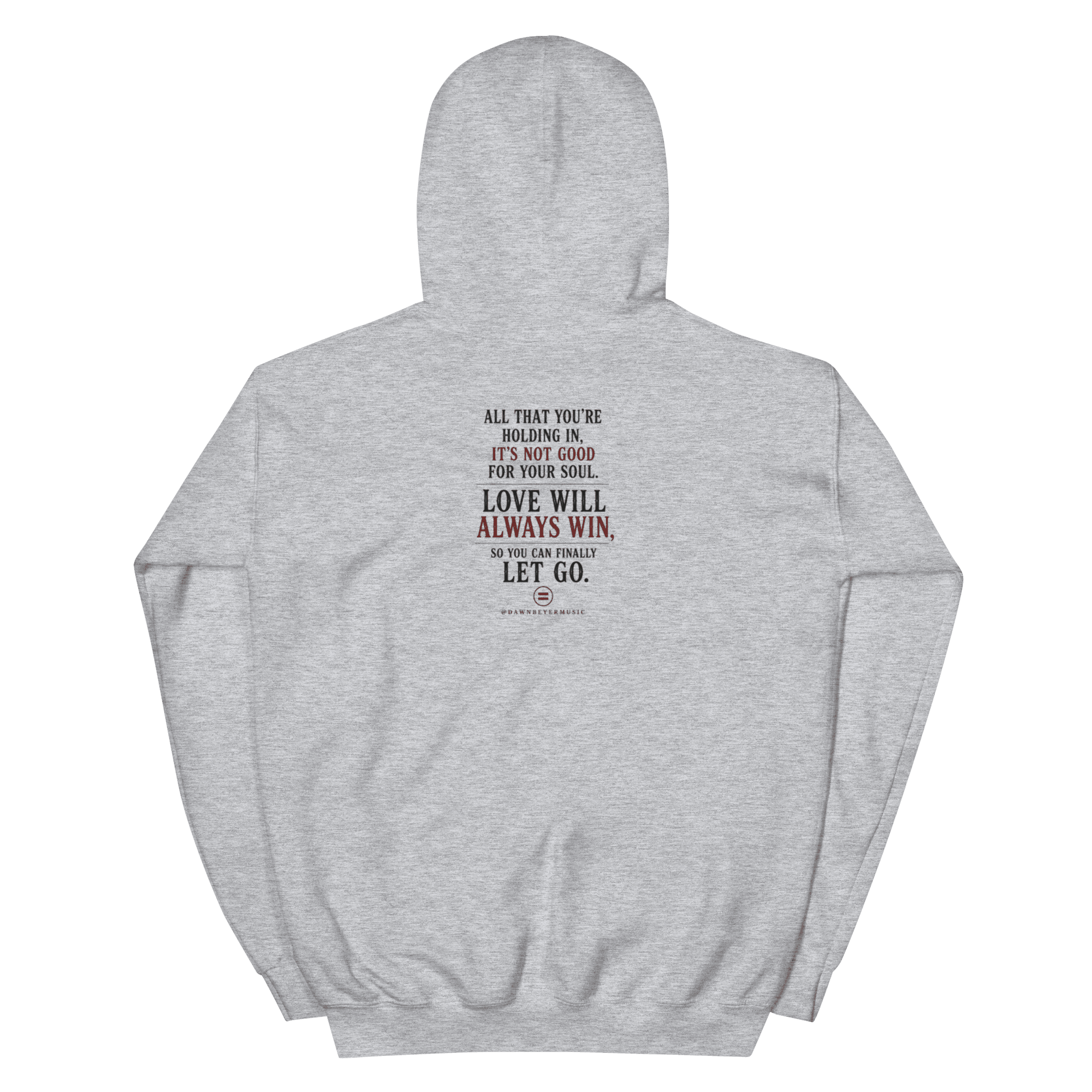 HIDDEN HEART Unisex Hoodie - Image 5