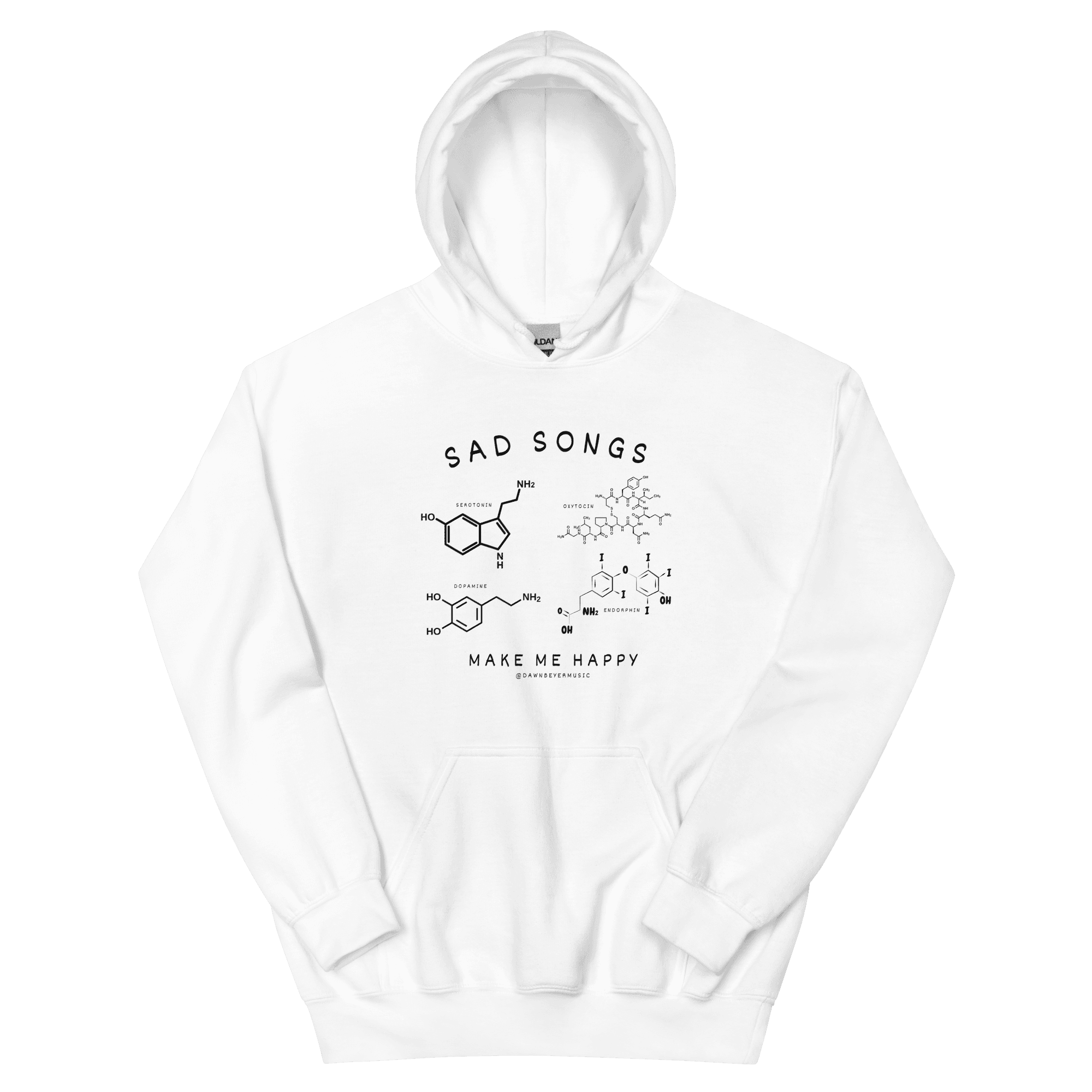 SAD SONGS MAKE ME HAPPY Unisex Hoodie - Image 7