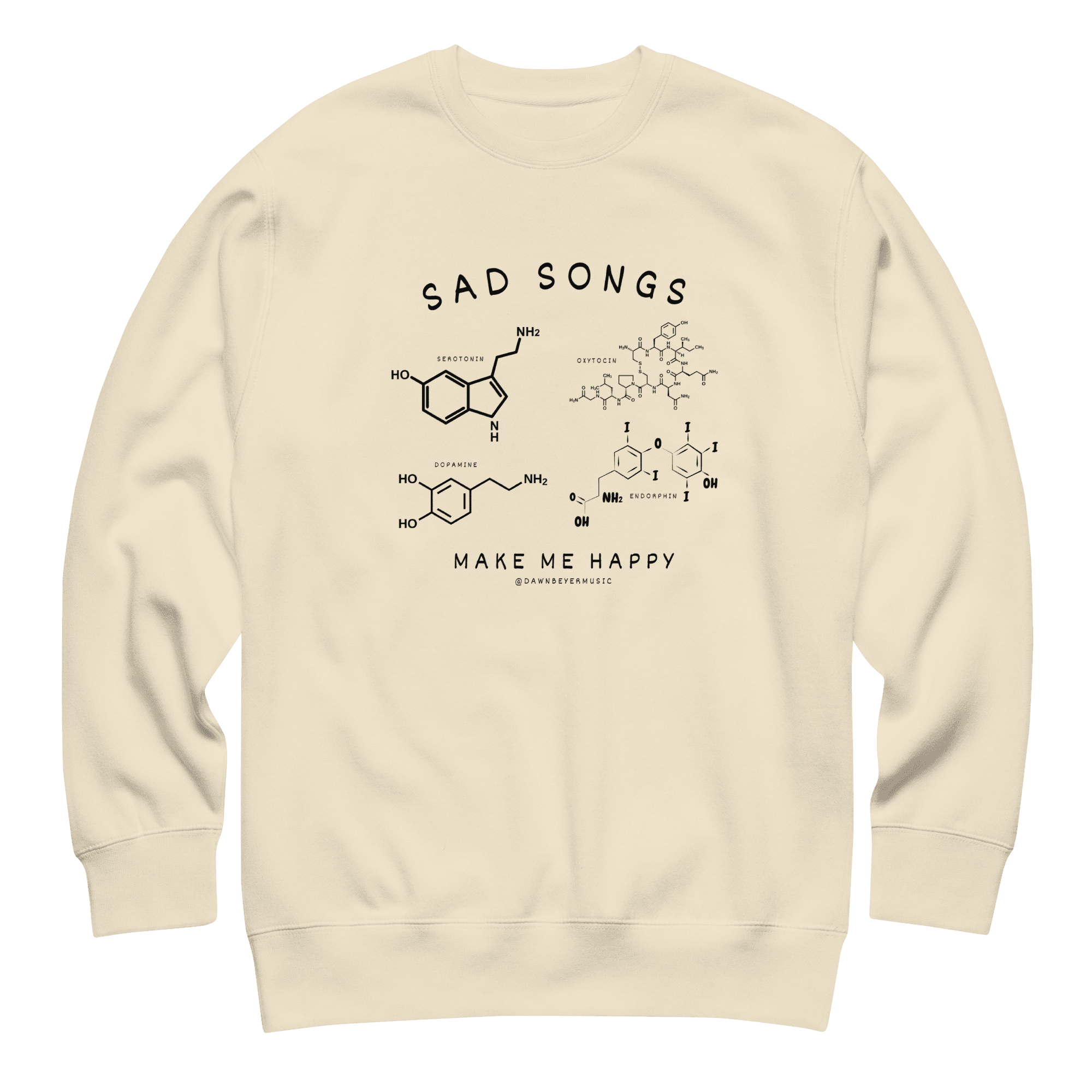 SAD SONGS MAKE ME HAPPY Unisex Premium Sweatshirt - Image 12