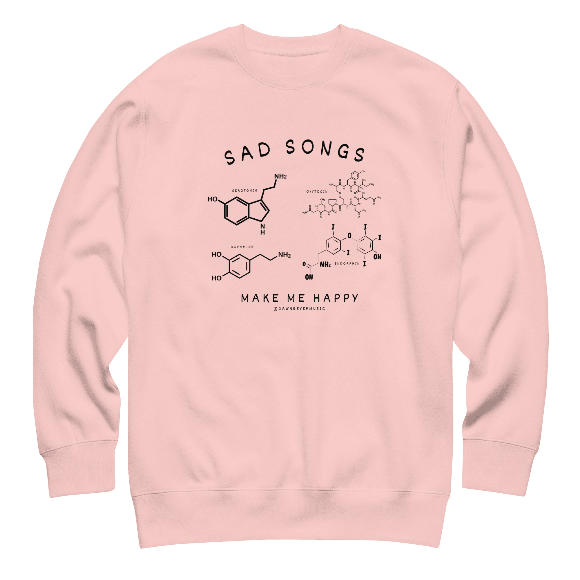 SAD SONGS MAKE ME HAPPY Unisex Premium Sweatshirt - Image 9