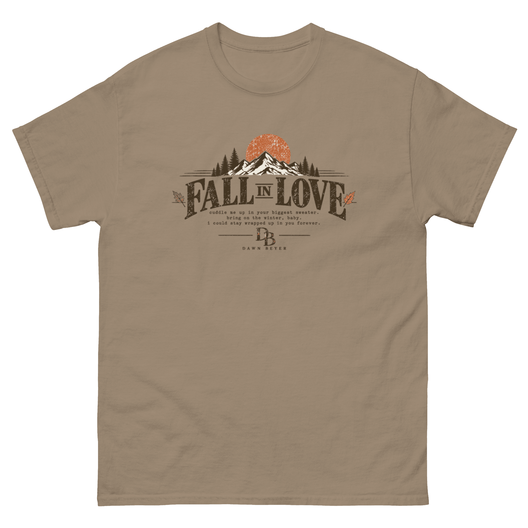 Fall in love Unisex classic tee - Image 36