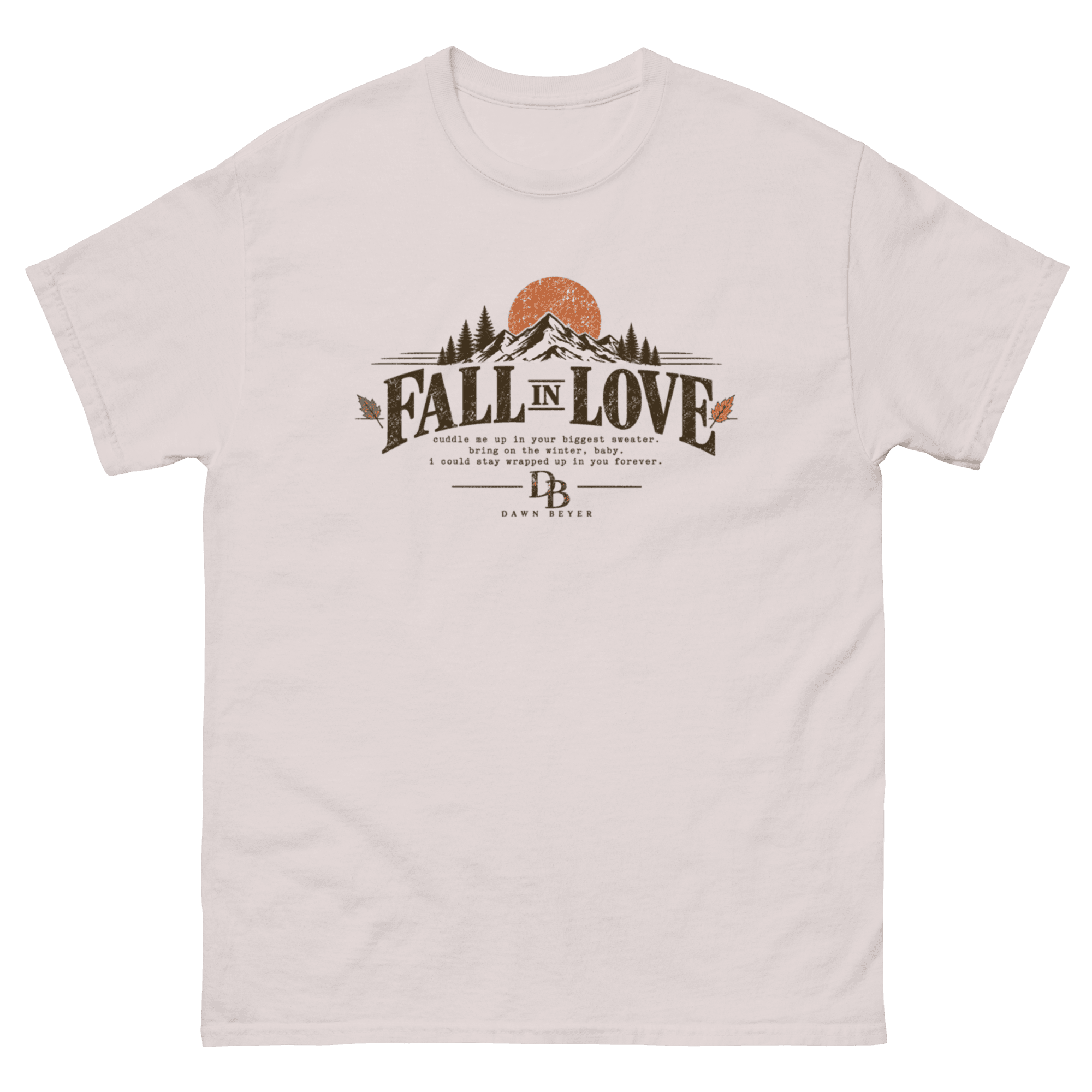 Fall in love Unisex classic tee - Image 38
