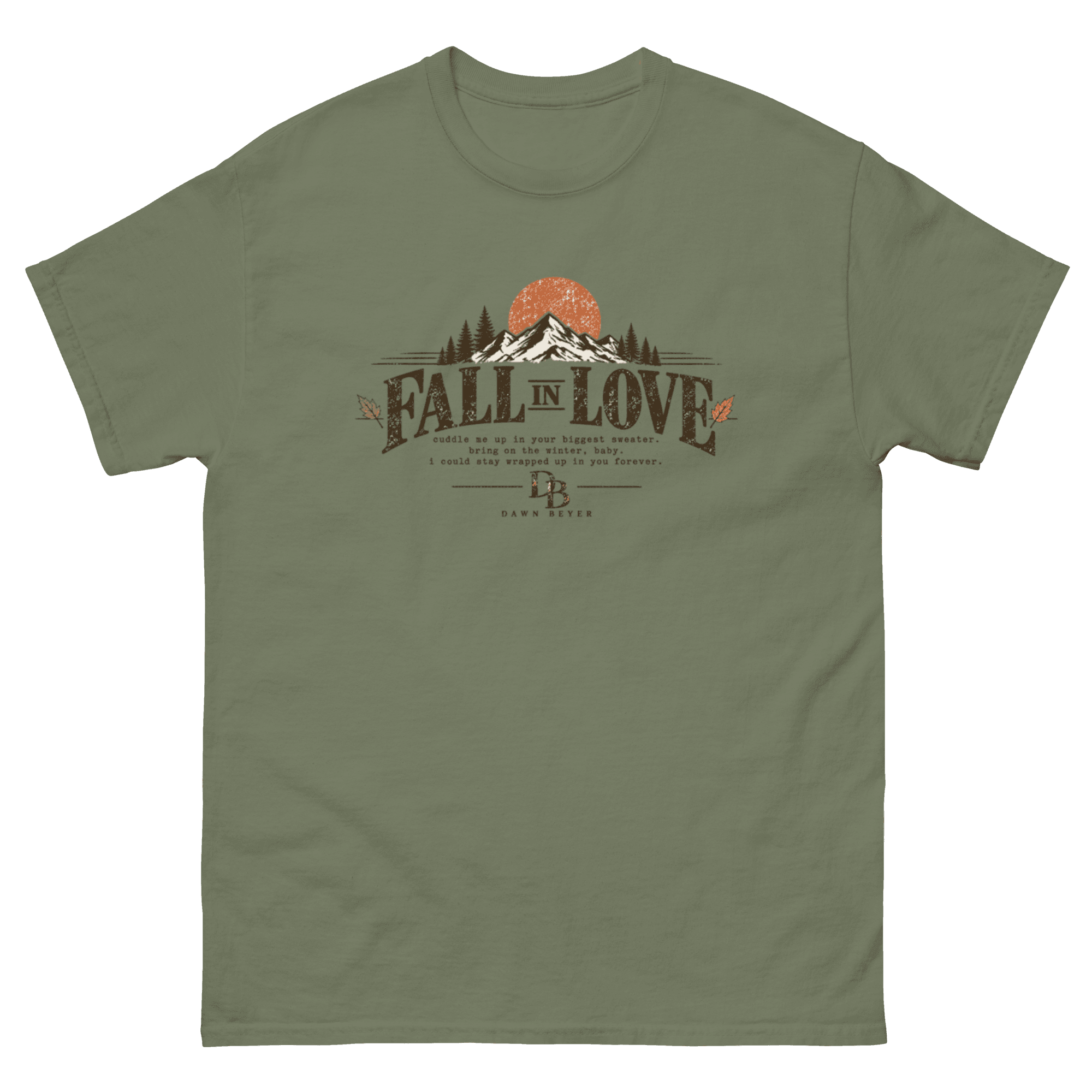 Fall in love Unisex classic tee - Image 35