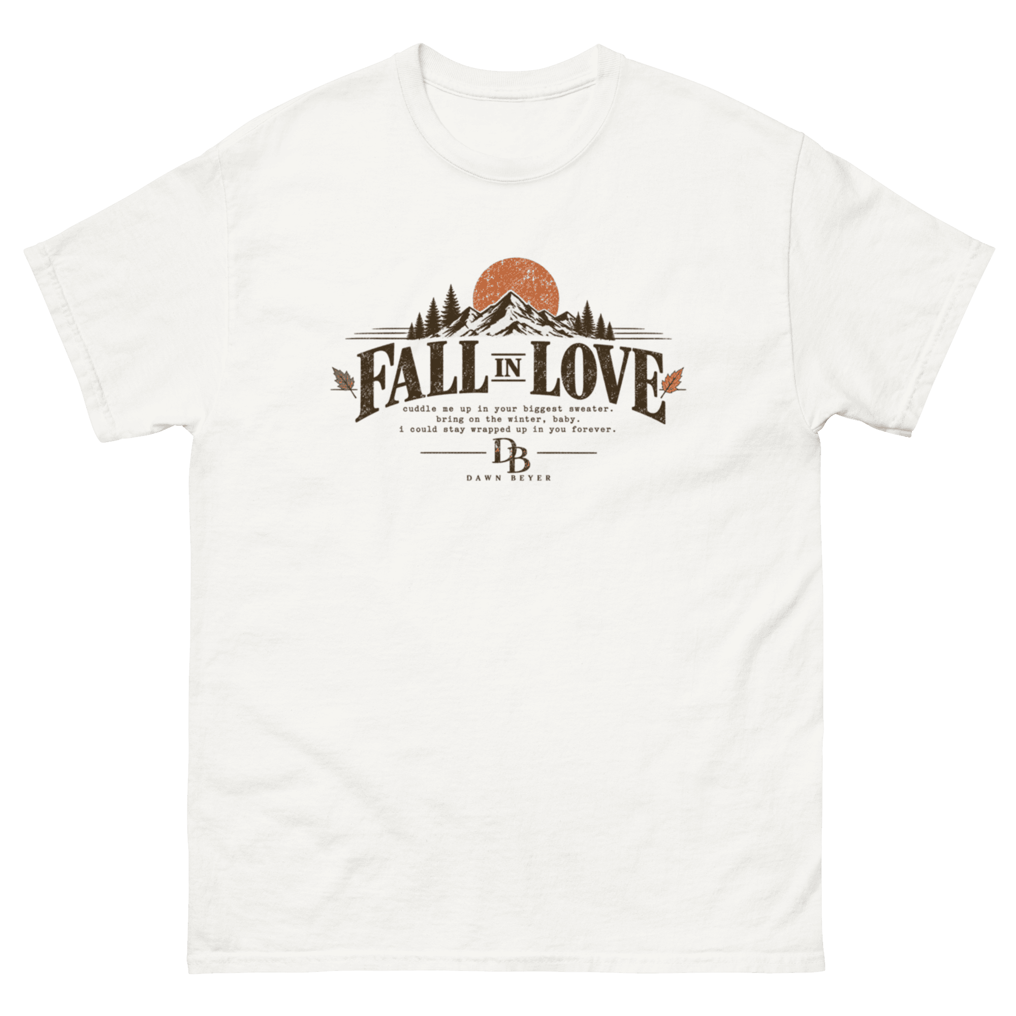 Fall in love Unisex classic tee - Image 40