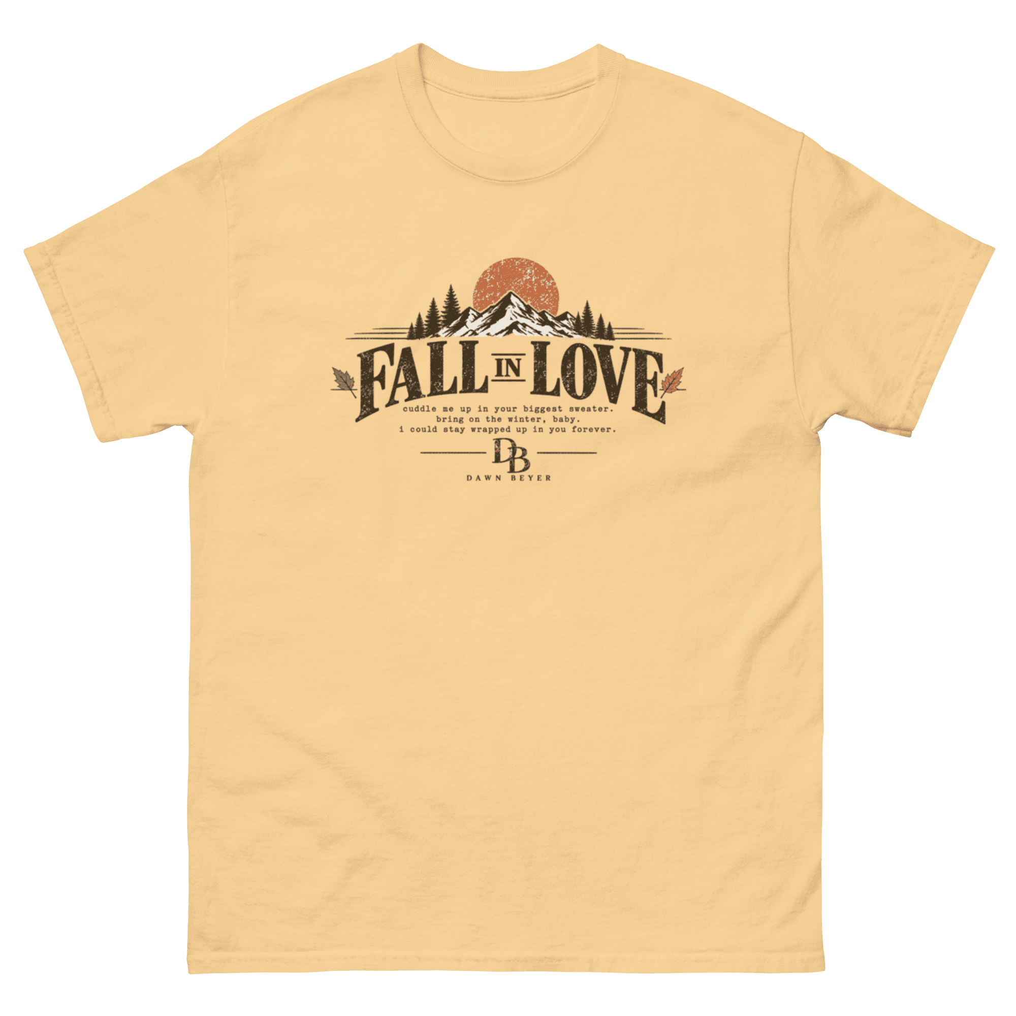 Fall in love Unisex classic tee