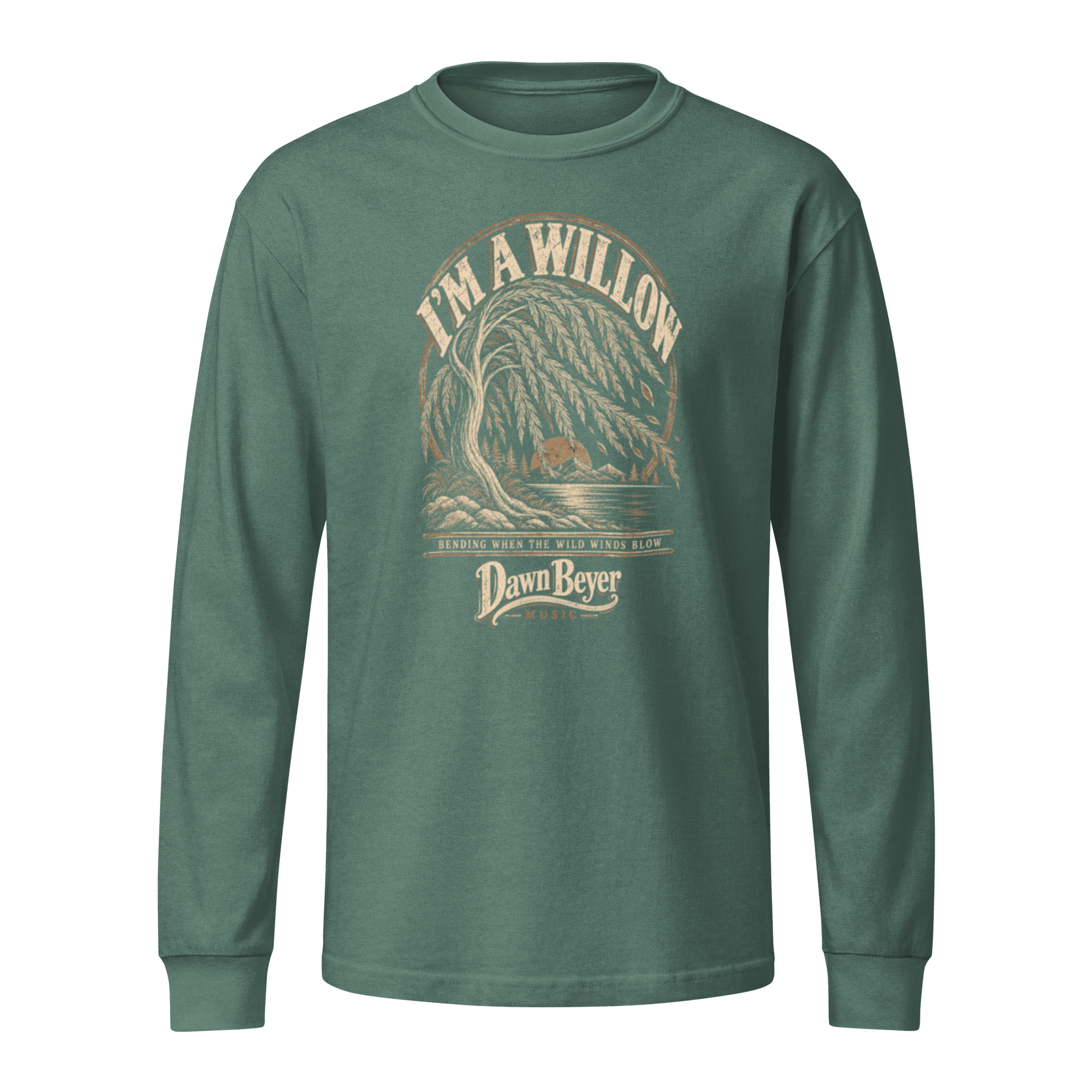 I'm a Willow Unisex garment dye heavyweight long sleeve tee - Image 4