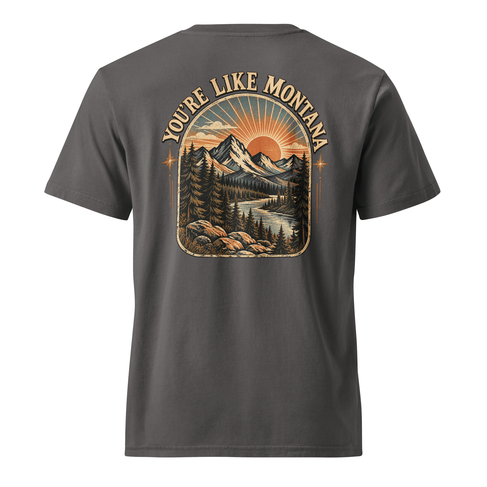 You're Like Montana front back Vintage T-Shirt | Stanley/Stella SATU041 - Image 10