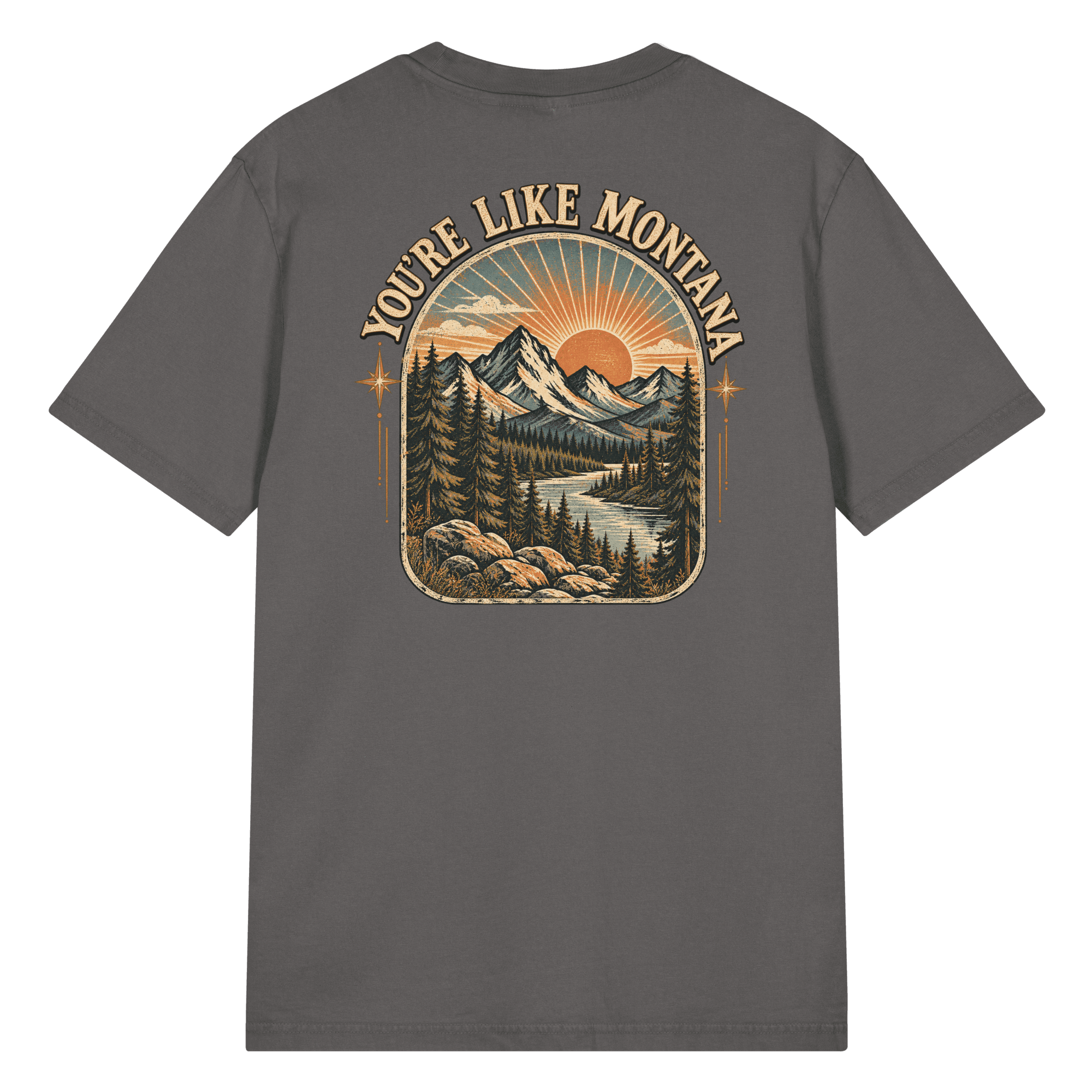 You're Like Montana front back Vintage T-Shirt | Stanley/Stella SATU041 - Image 38