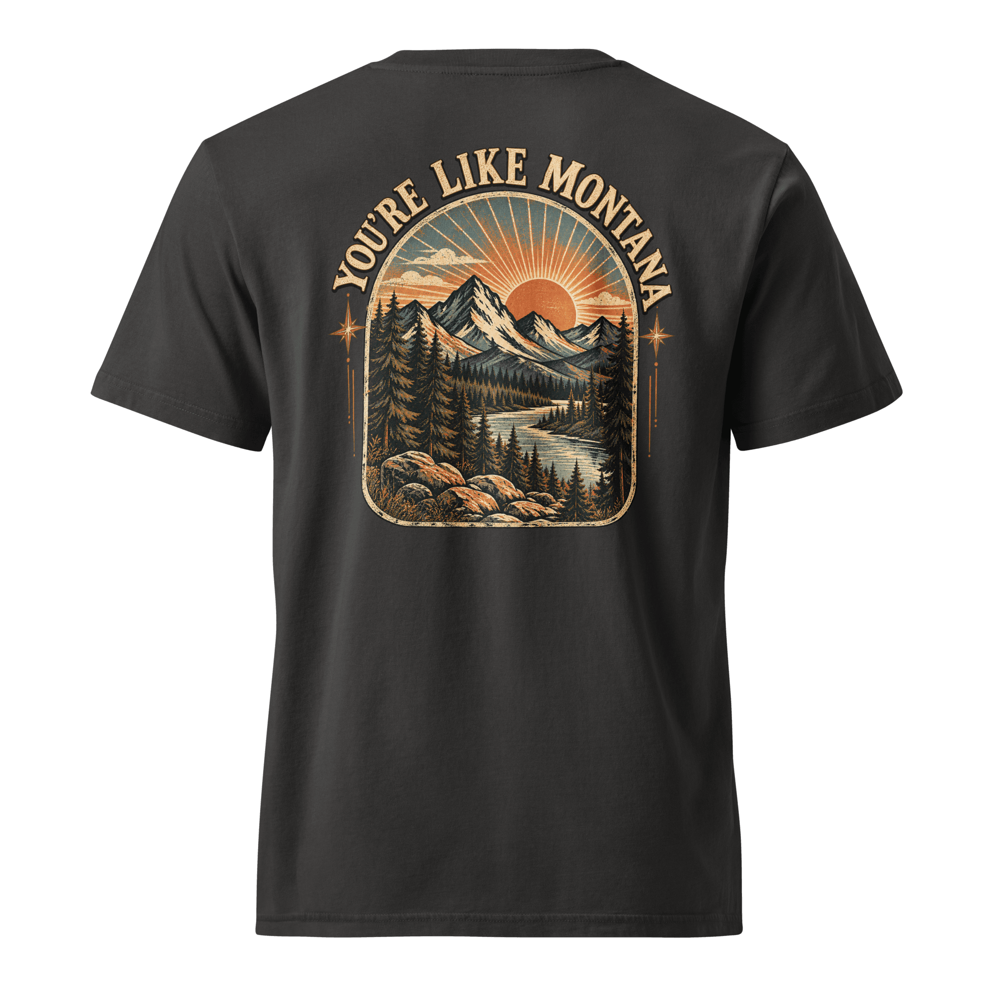 You're Like Montana front back Vintage T-Shirt | Stanley/Stella SATU041 - Image 9