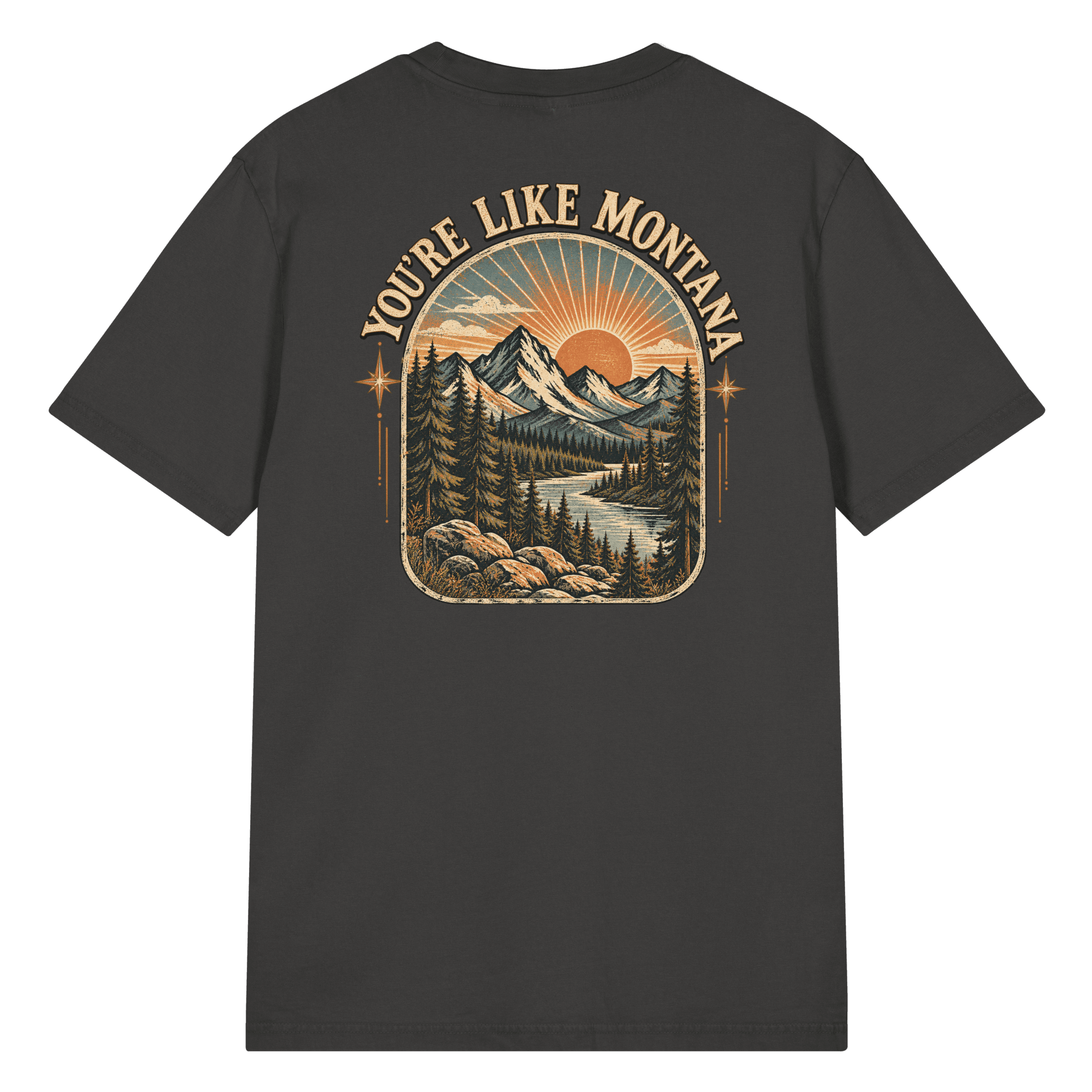 You're Like Montana front back Vintage T-Shirt | Stanley/Stella SATU041 - Image 37