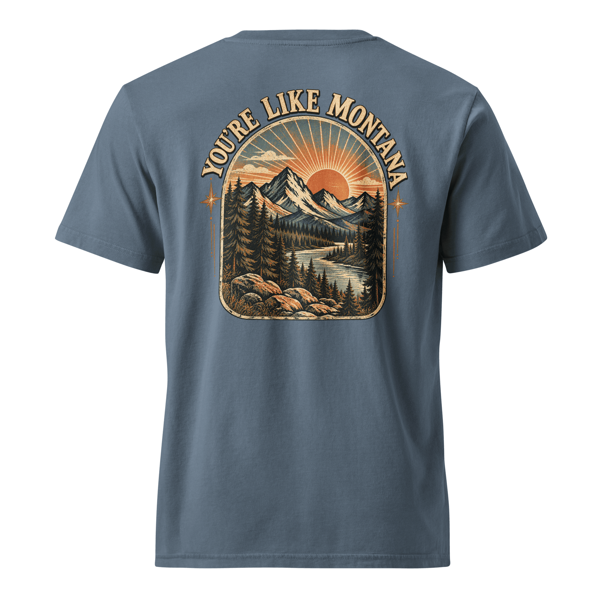 You're Like Montana front back Vintage T-Shirt | Stanley/Stella SATU041 - Image 11