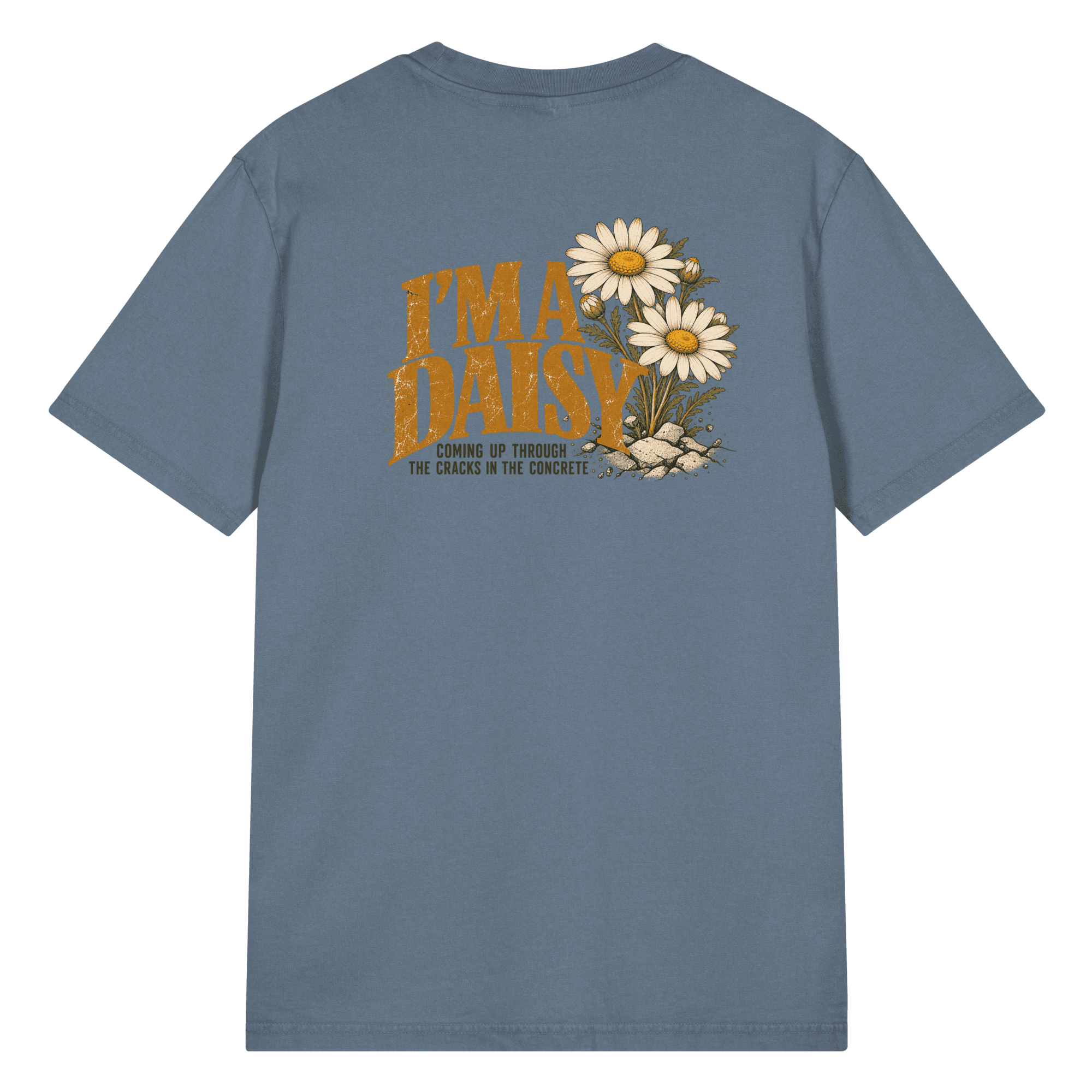 I'm a Daisy front back Unisex Garment Dyed Creator 2.0 Vintage T-Shirt | Stanley/Stella SATU041 - Image 28
