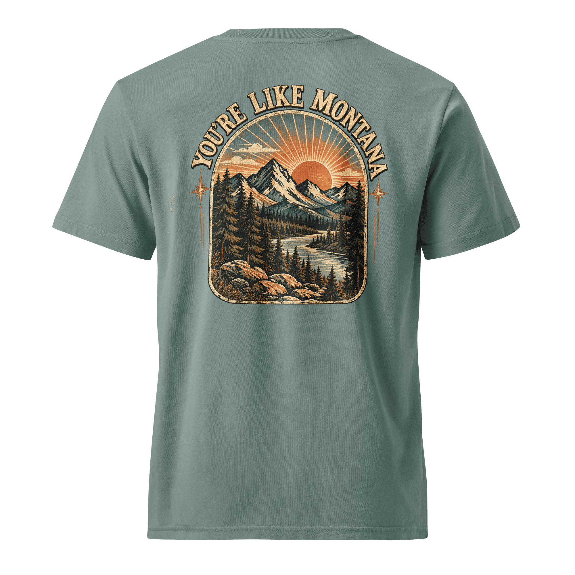 You're Like Montana front back Vintage T-Shirt | Stanley/Stella SATU041 - Image 12