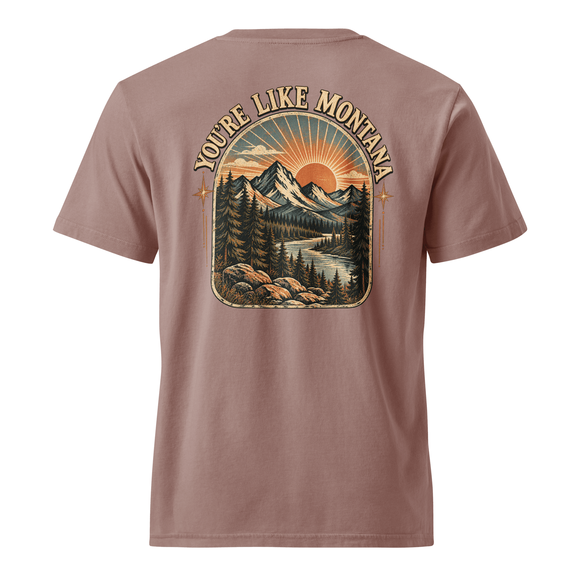 You're Like Montana front back Vintage T-Shirt | Stanley/Stella SATU041 - Image 13