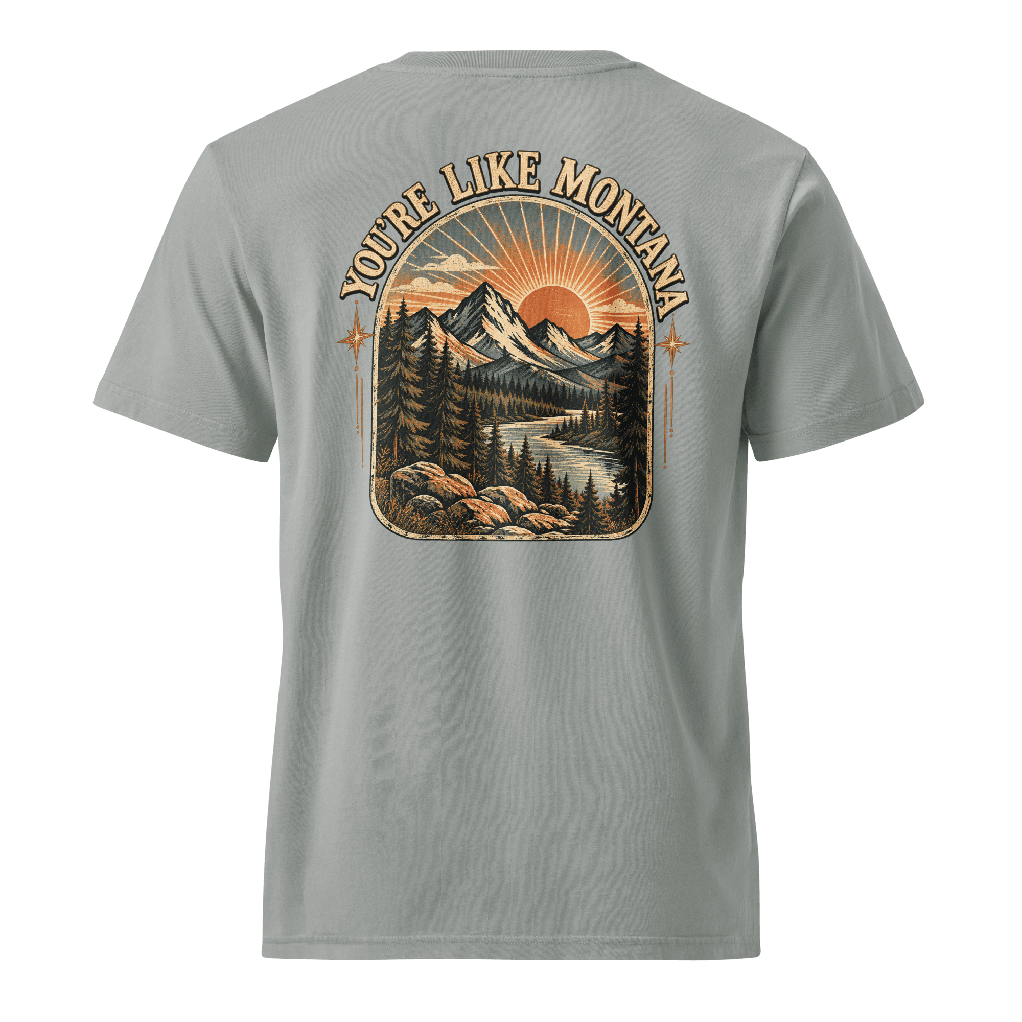 You're Like Montana front back Vintage T-Shirt | Stanley/Stella SATU041 - Image 14