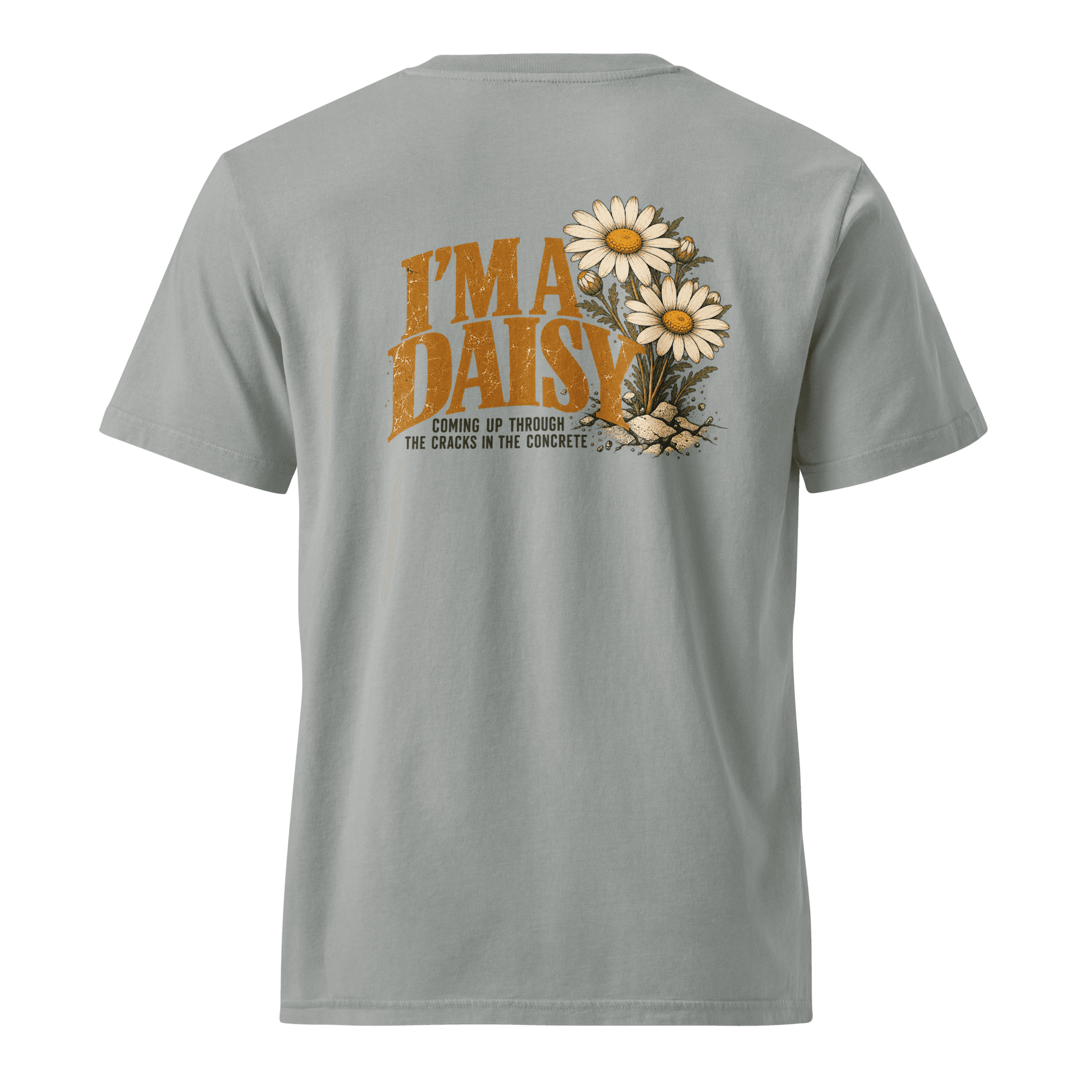 I'm a Daisy front back Unisex Garment Dyed Creator 2.0 Vintage T-Shirt | Stanley/Stella SATU041 - Image 10