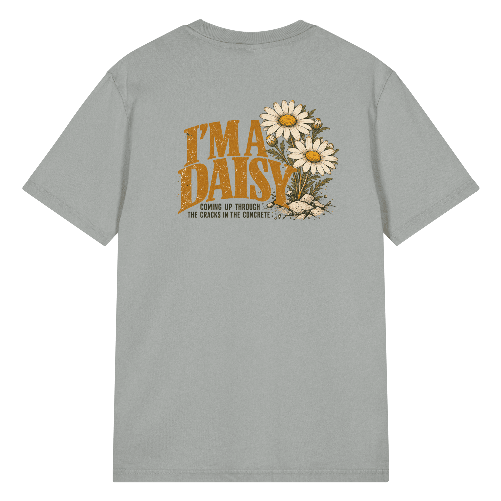 I'm a Daisy front back Unisex Garment Dyed Creator 2.0 Vintage T-Shirt | Stanley/Stella SATU041 - Image 30