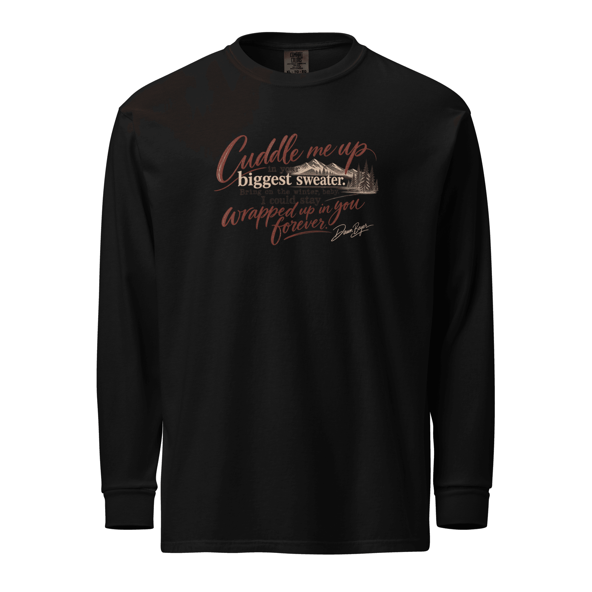 Cuddle me up Garment-dyed heavyweight long-sleeve shirt - Image 2