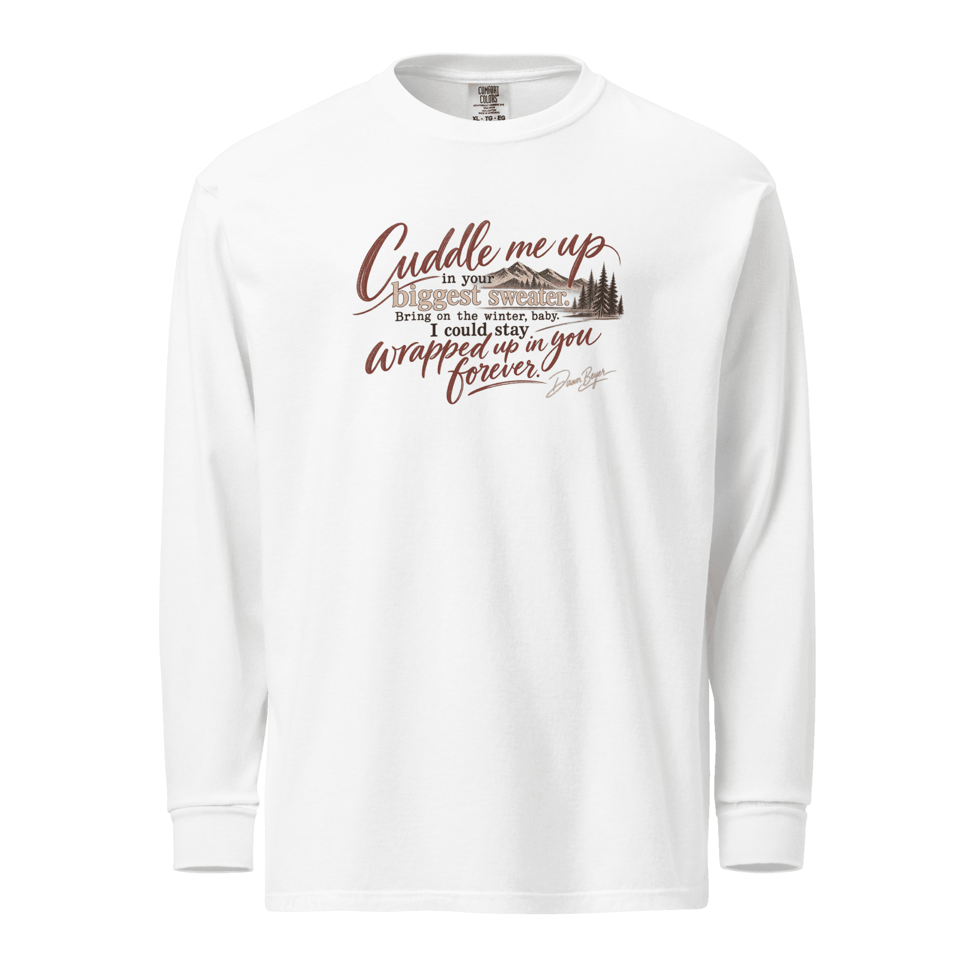 Cuddle me up Garment-dyed heavyweight long-sleeve shirt - Image 4