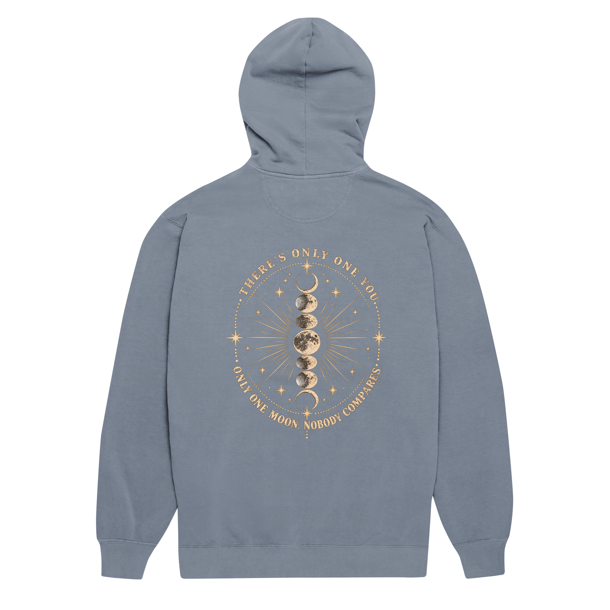 My Moon HOODIE SNOB front/ back Unisex garment-dyed hoodie - Image 59