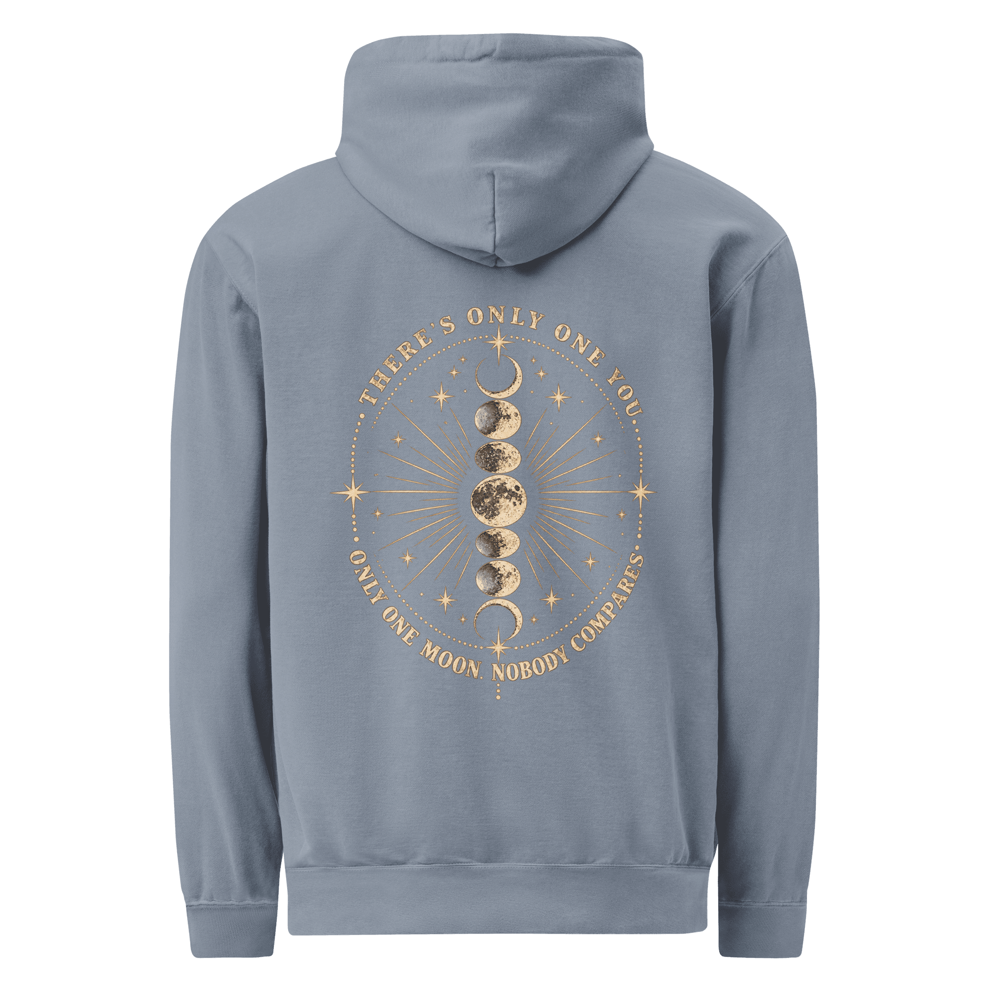 My Moon HOODIE SNOB front/ back Unisex garment-dyed hoodie - Image 19