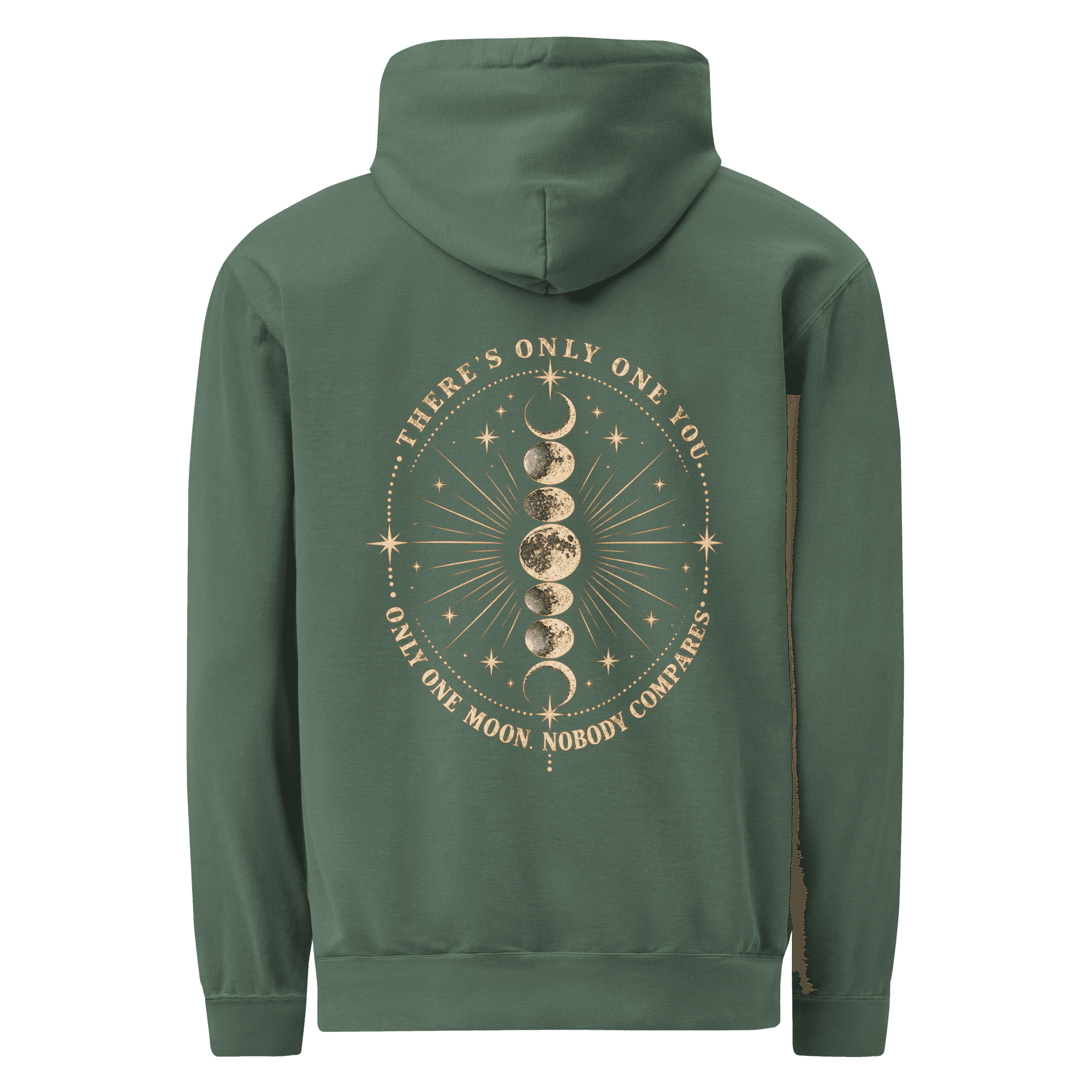 My Moon HOODIE SNOB front/ back Unisex garment-dyed hoodie - Image 13